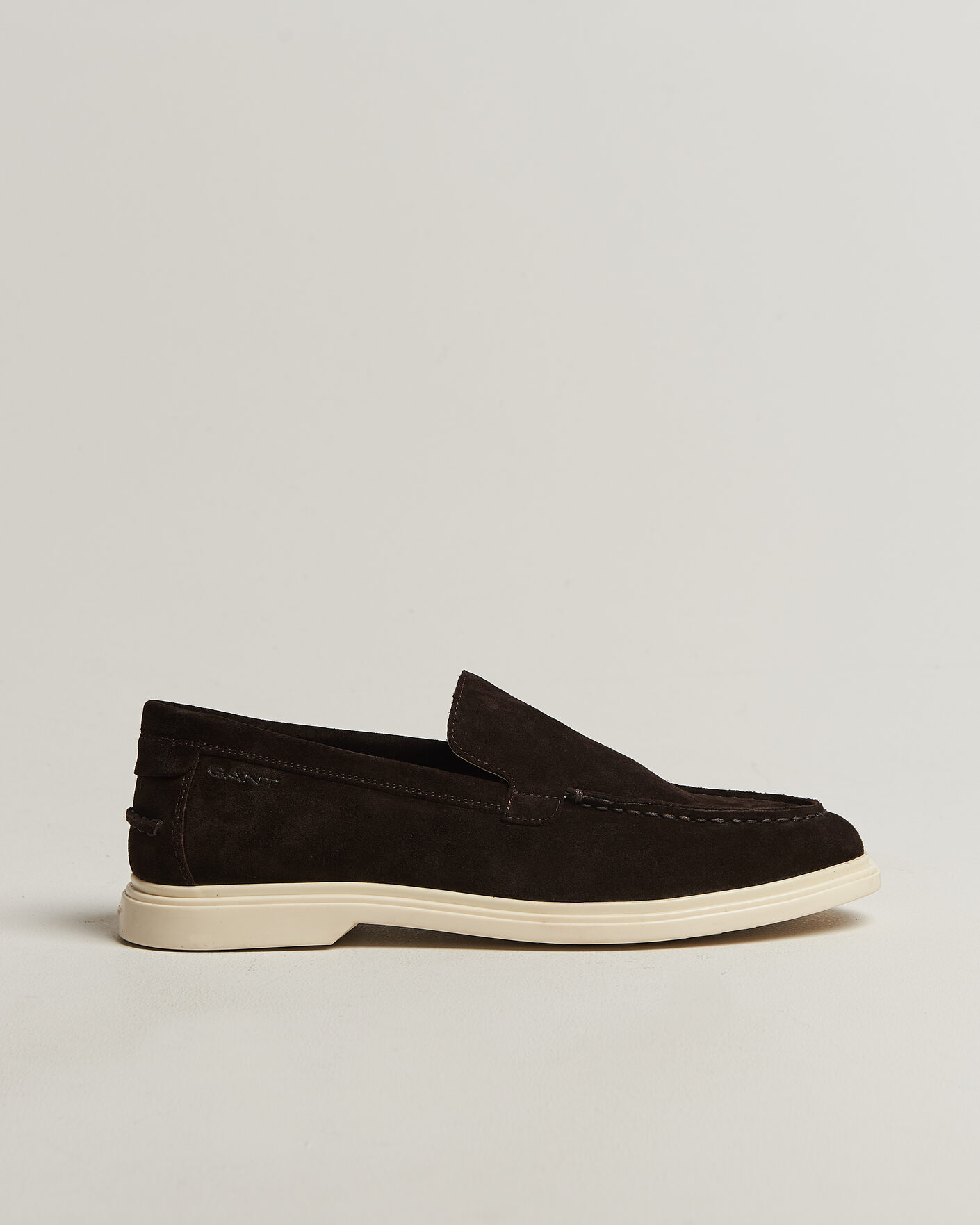 Uomini | Mocassini | GANT | Boery Suede Loafer Dark Brown