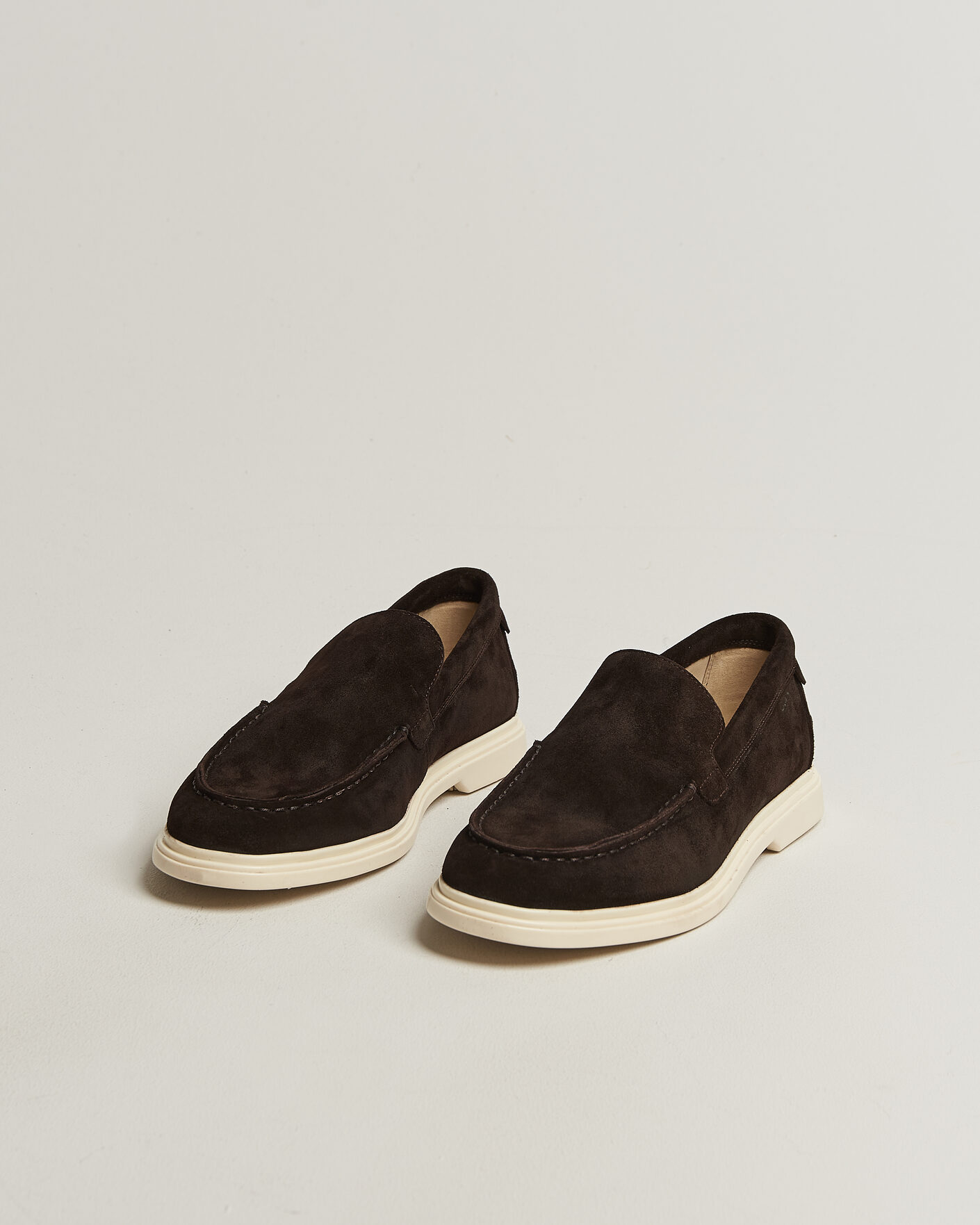 Uomini | Mocassini | GANT | Boery Suede Loafer Dark Brown