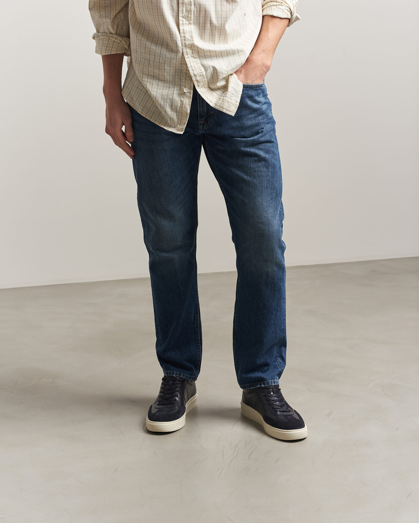 Uomini | Sneakers | Gant | Mc Julien Leather/Suede Sneaker Marine