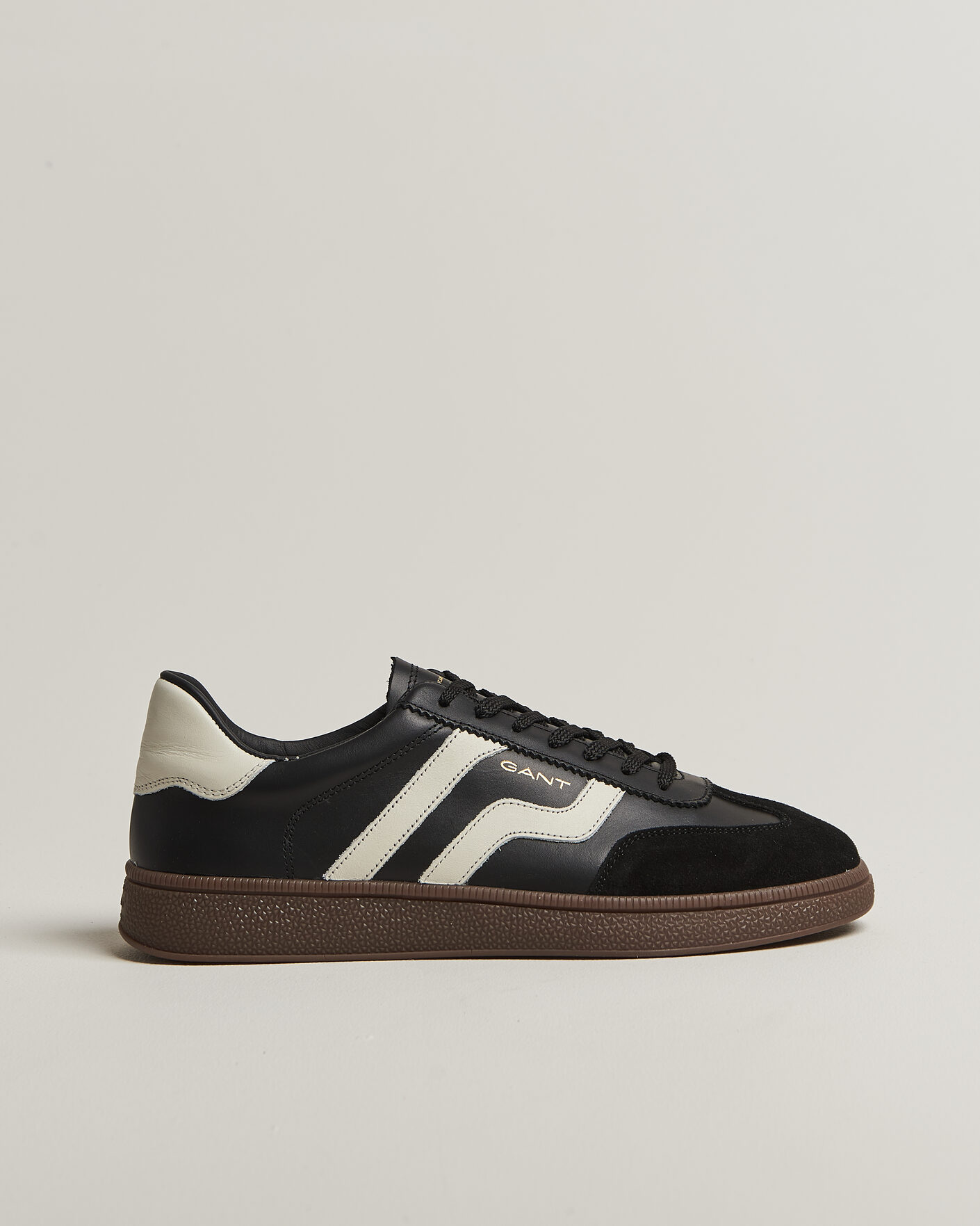 Uomini | Sneakers | Gant | Cuzmo Leather/Suede Sneaker Black/White