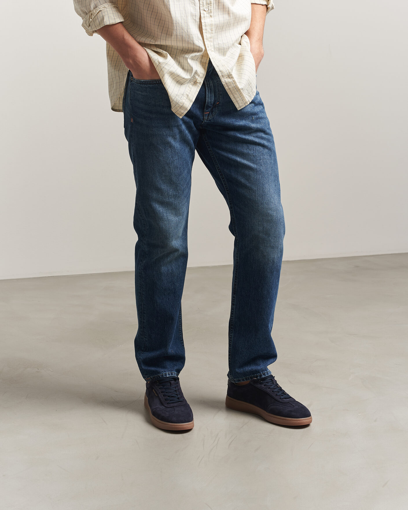 Uomini | Sneakers | Gant | Cuzmo Suede Sneaker Marine