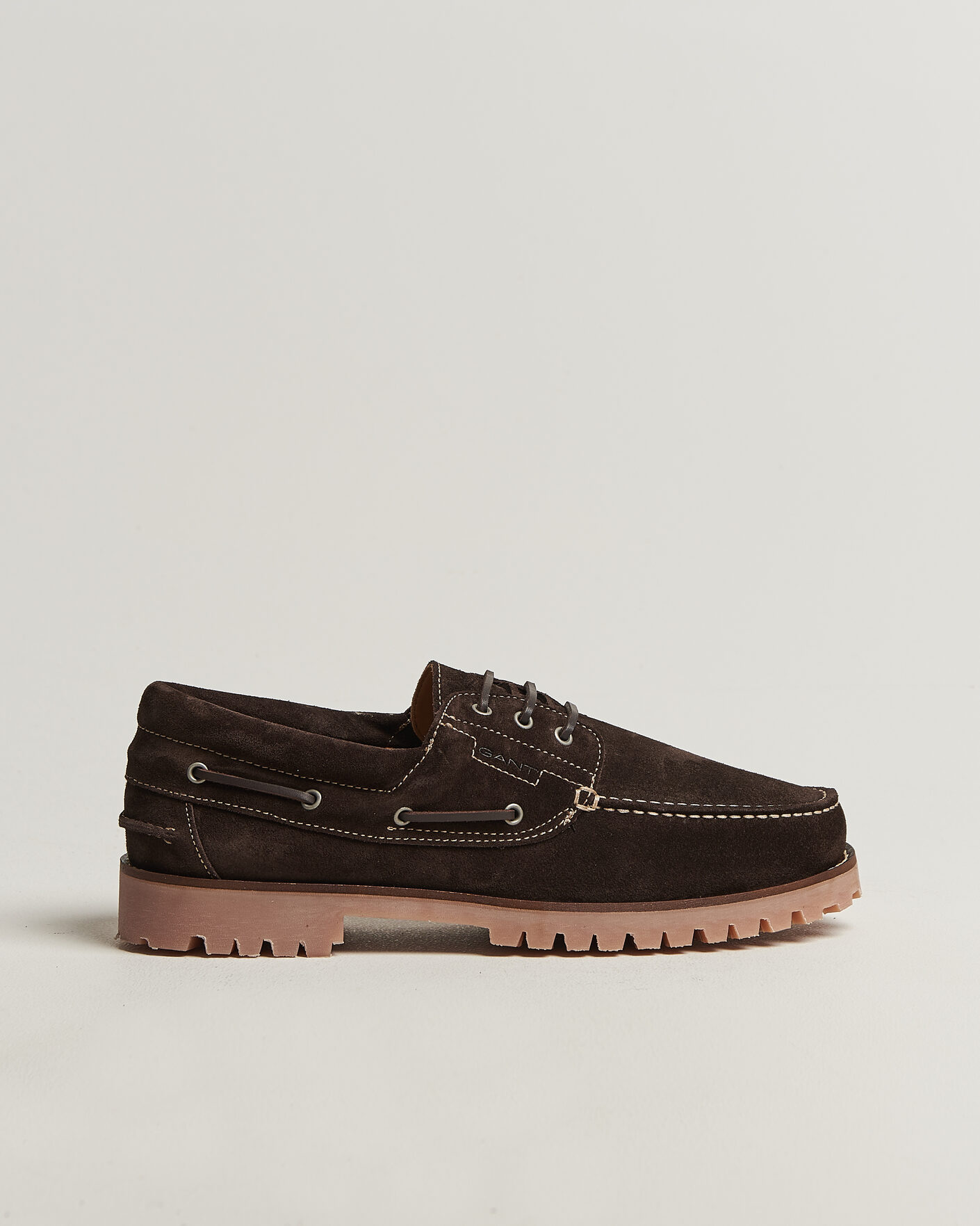 Uomini | Scarpe da barca | Gant | Tratton Suede Boat Shoe Dark Brown