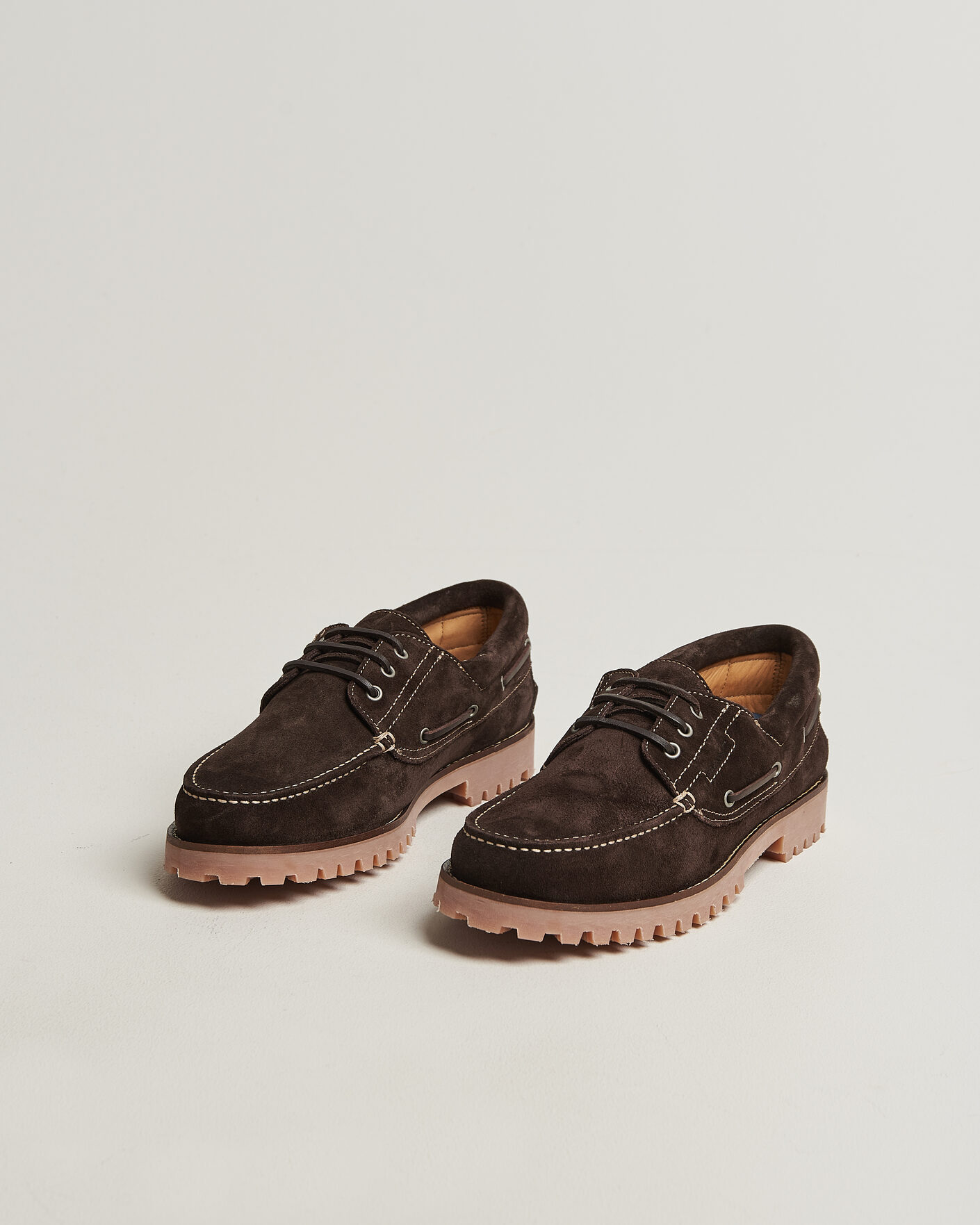 Uomini | Scarpe da barca | Gant | Tratton Suede Boat Shoe Dark Brown