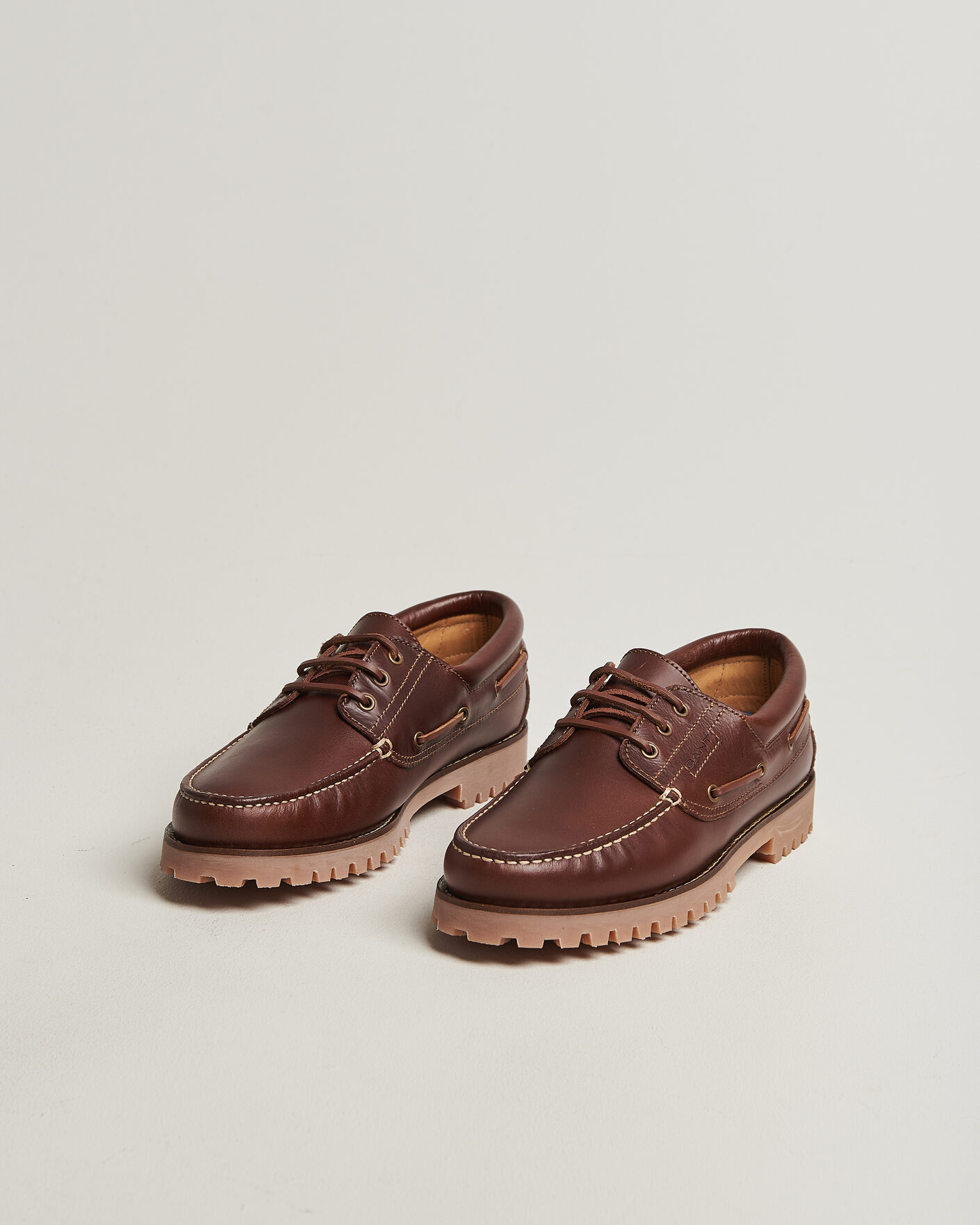 Uomini | Scarpe da barca | Gant | Tratton Leather Boat Shoe Brown