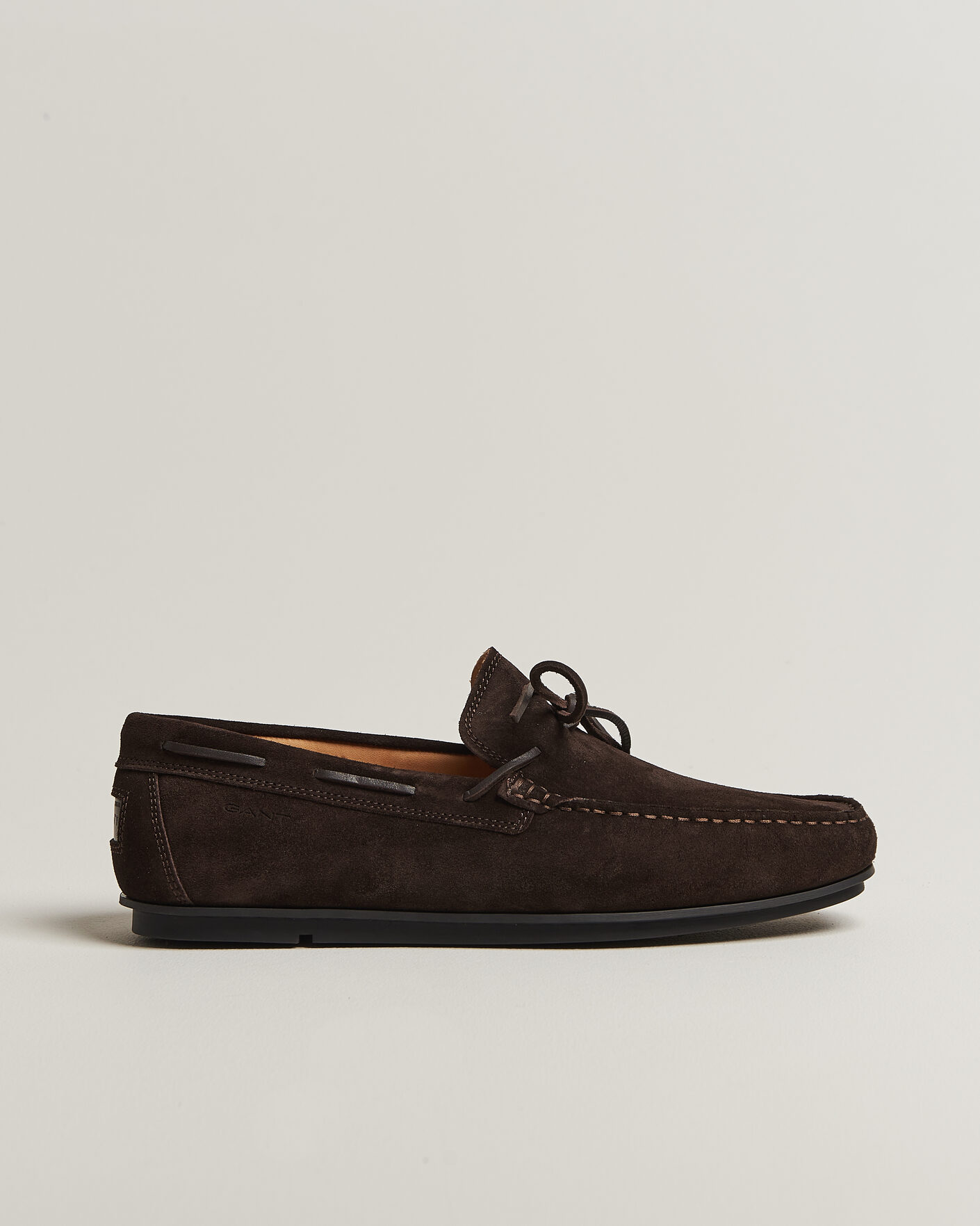 Uomini | GANT Wilmon Laced Suede Car Shoe Dark Brown | Gant | Wilmon Laced Suede Car Shoe Dark Brown