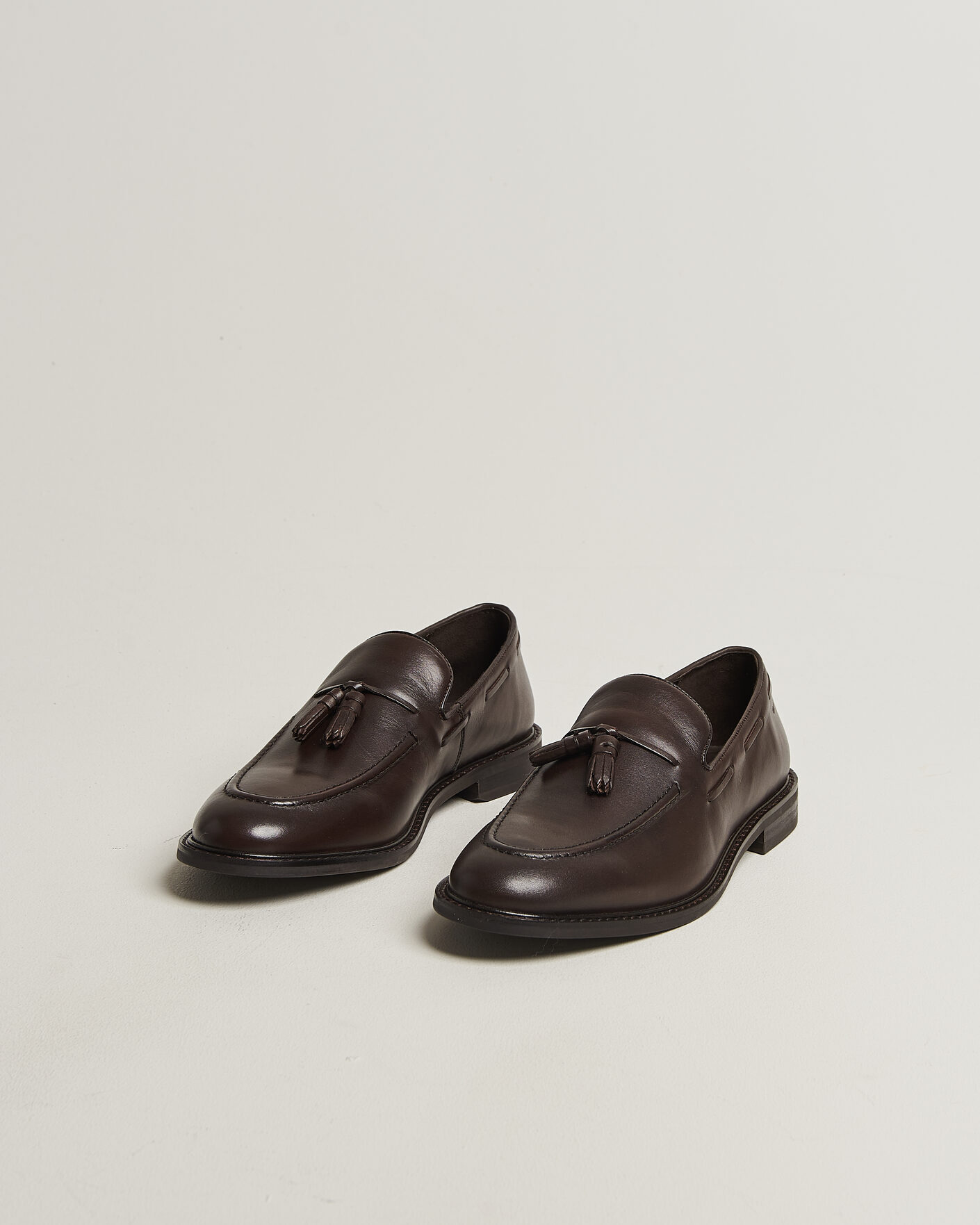 Uomini | Mocassini | GANT | Lozham Leather Tassle Loafer Dark Brown
