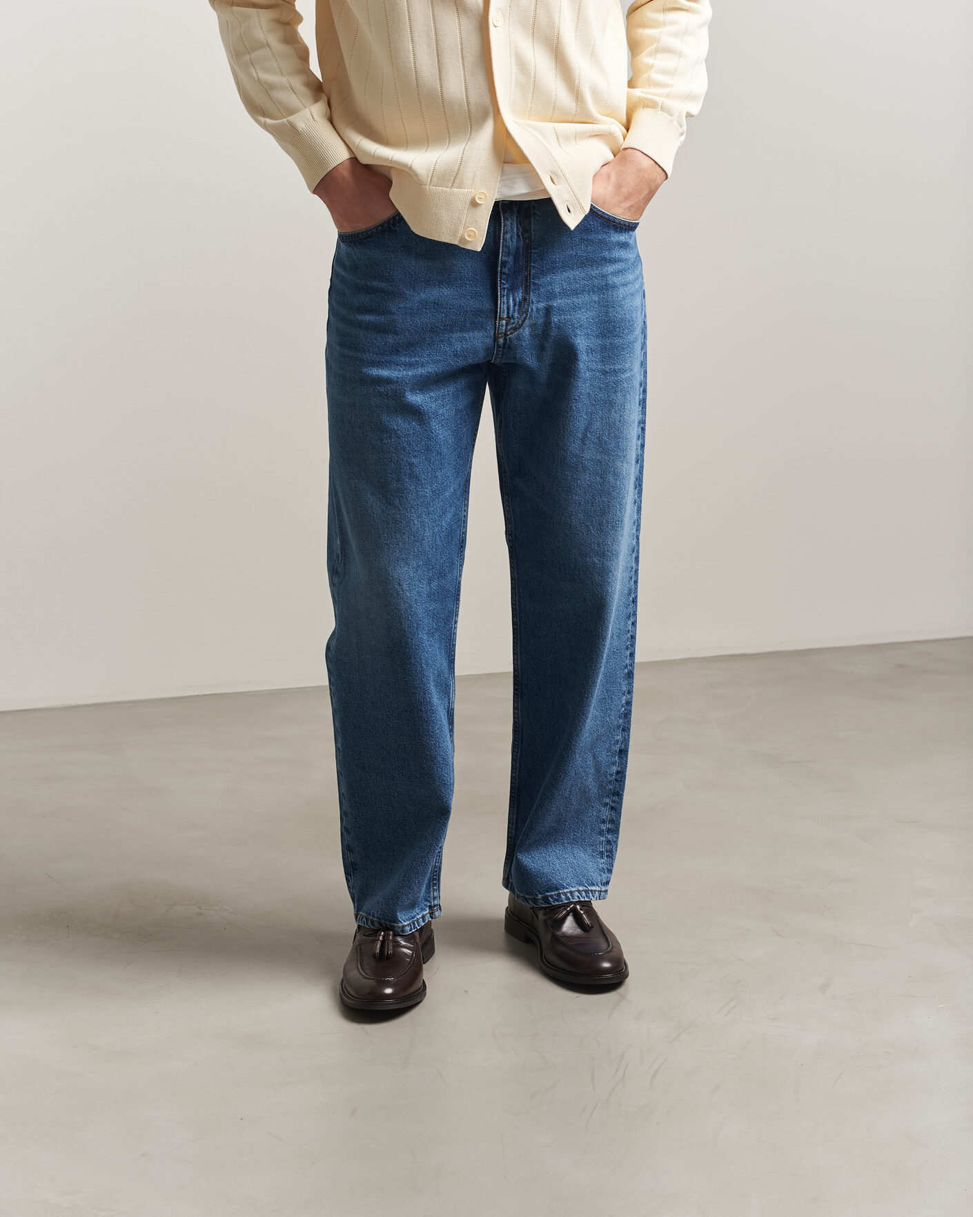 Uomini | Mocassini | Gant | Lozham Leather Tassle Loafer Dark Brown