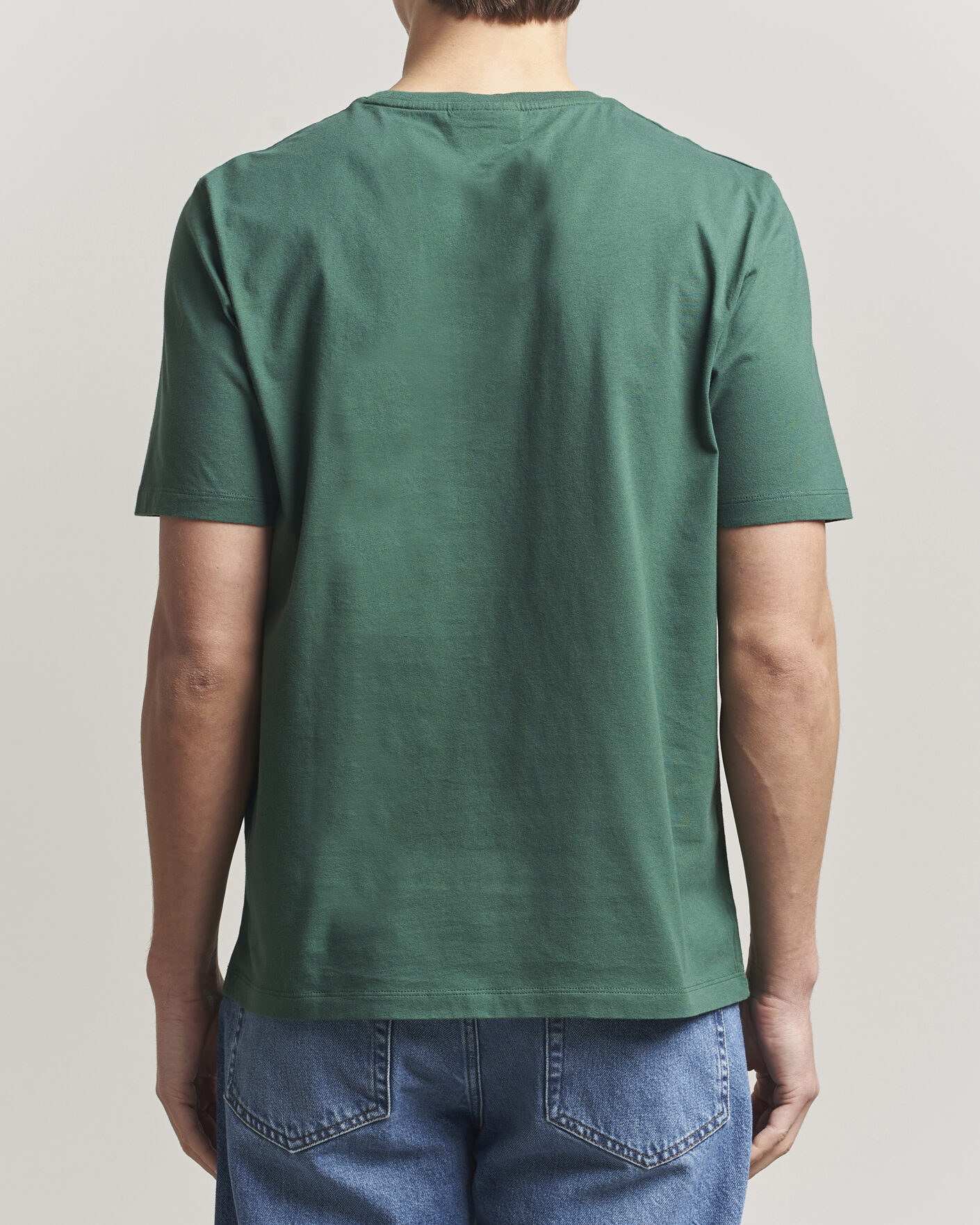 Uomini | T-shirt | Maison Kitsuné | Fox Head T-Shirt Bottle Green