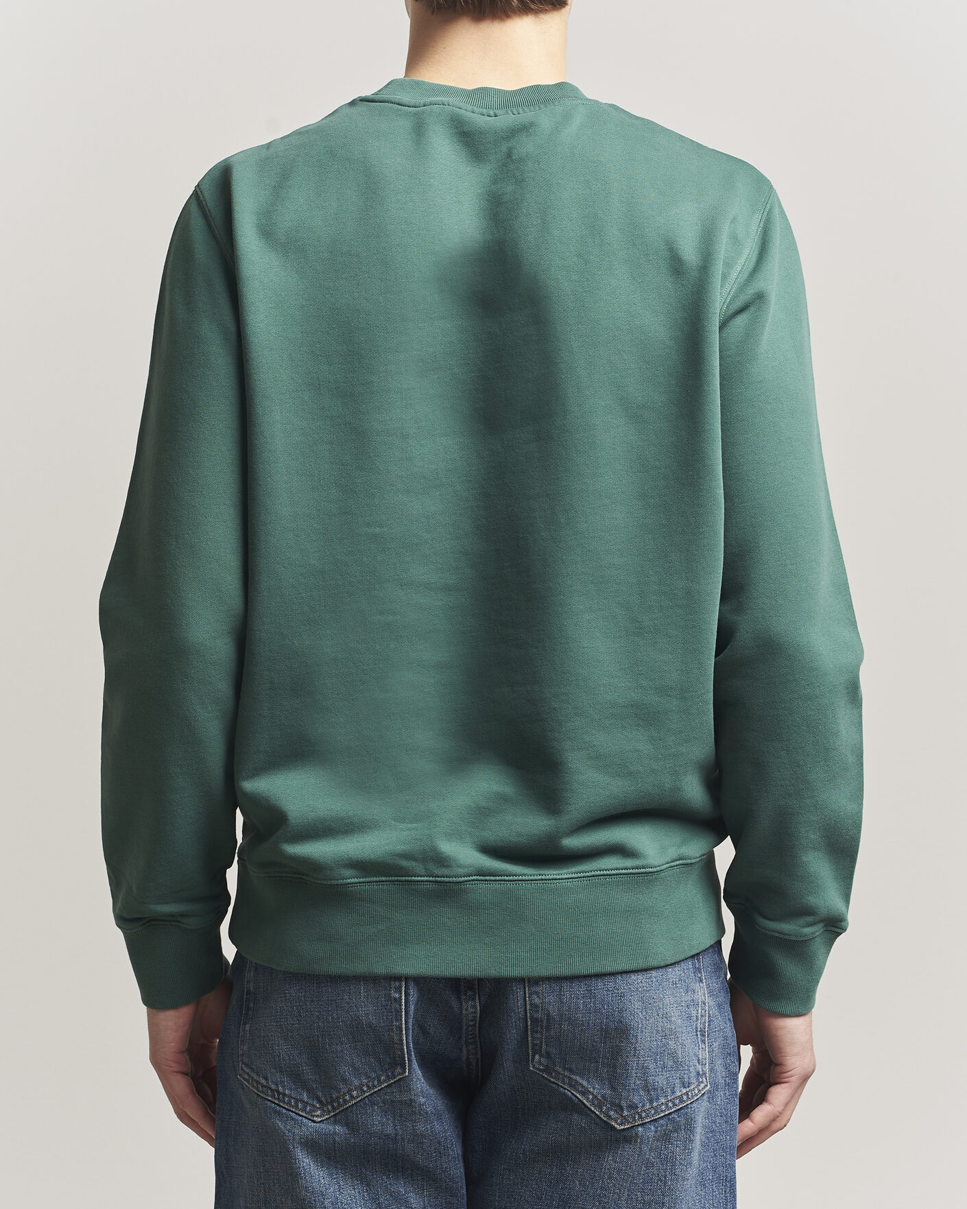 Uomini | Maglieria | Maison Kitsuné | Fox Head Sweatshirt Bottle Green