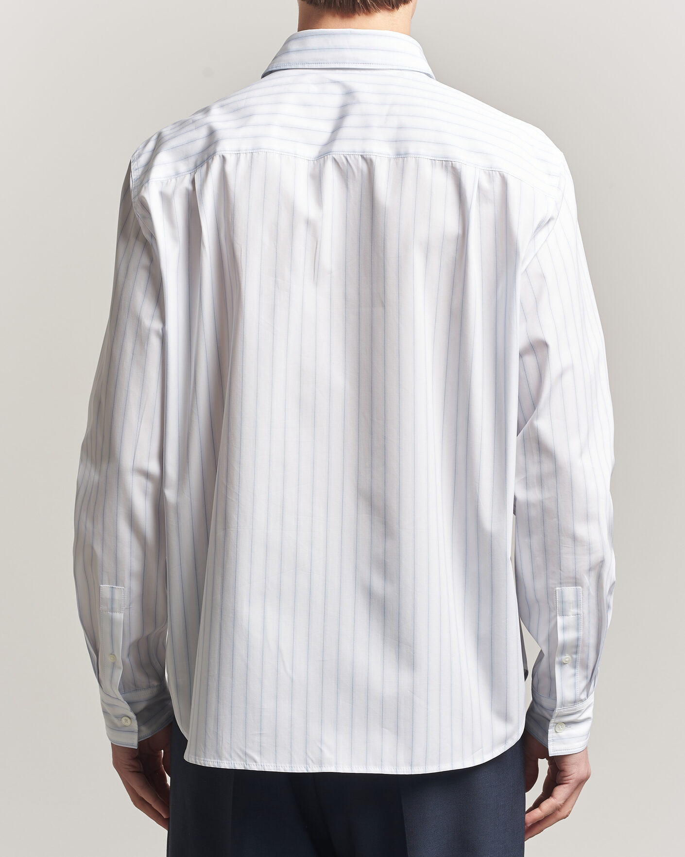 Uomini | Camicie | Maison Kitsuné | Casual Striped Shirt Blue/White