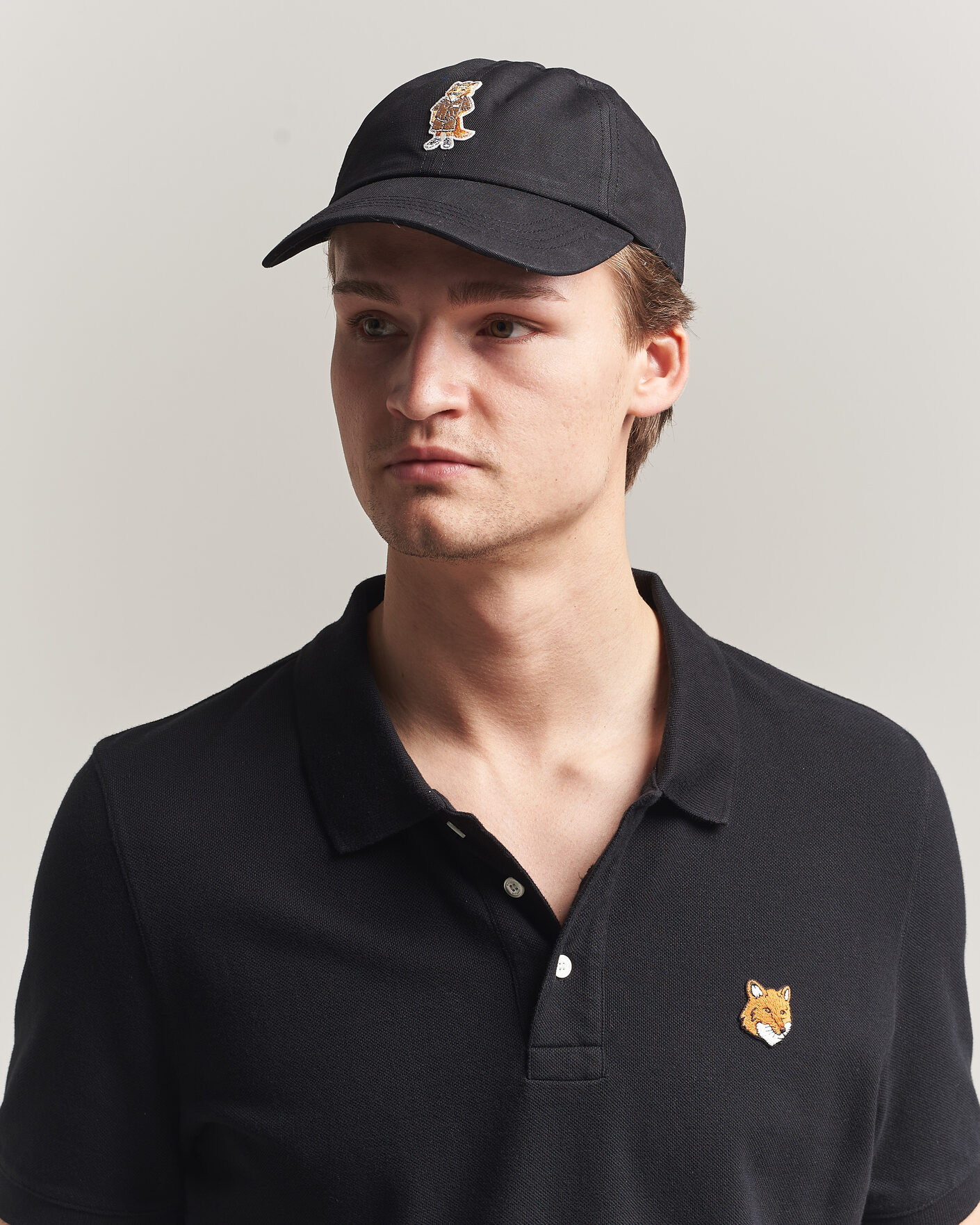 Uomini | Cappelli & Berretti | Maison Kitsuné | Dressed Fox Cap Black