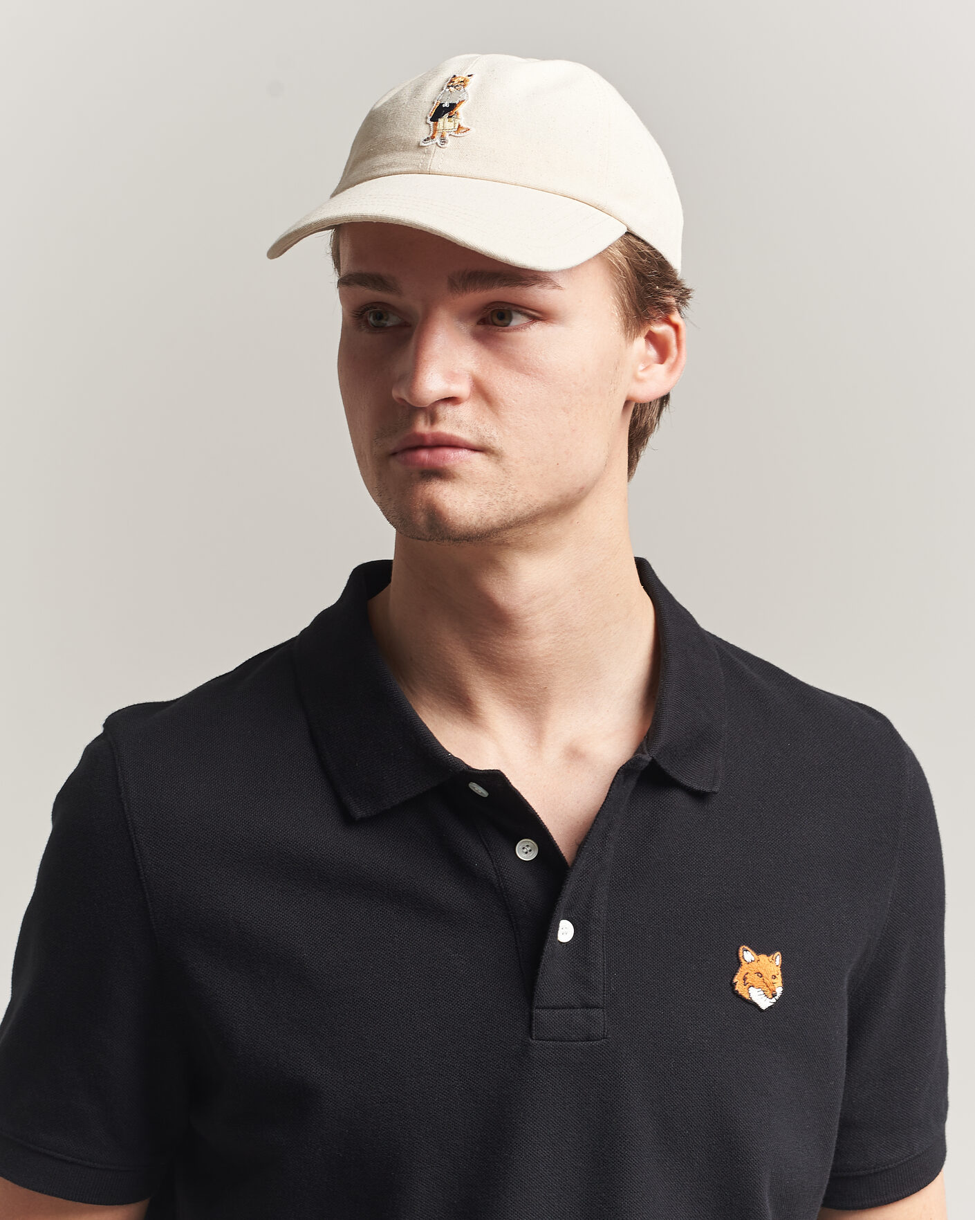 Uomini | Cappelli & Berretti | Maison Kitsuné | Dressed Fox Cap Noble Beige