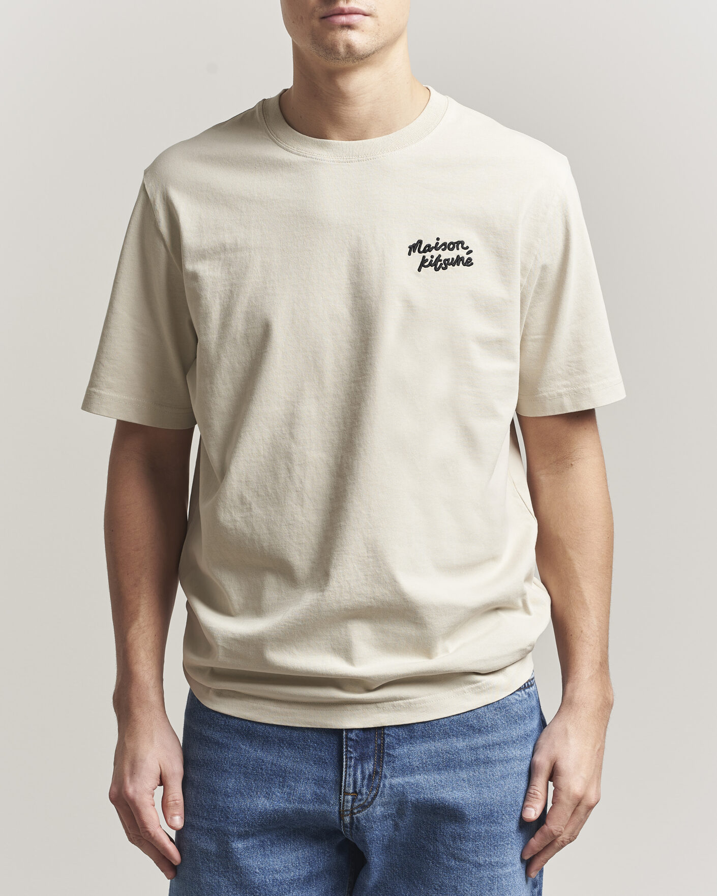 Uomini | T-shirt | Maison Kitsuné | Handwriting T-Shirt Pelican