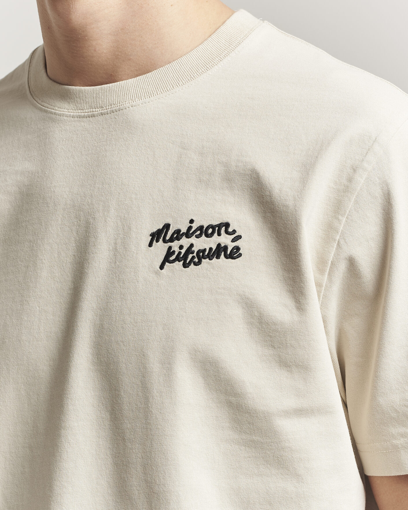 Uomini | T-shirt | Maison Kitsuné | Handwriting T-Shirt Pelican
