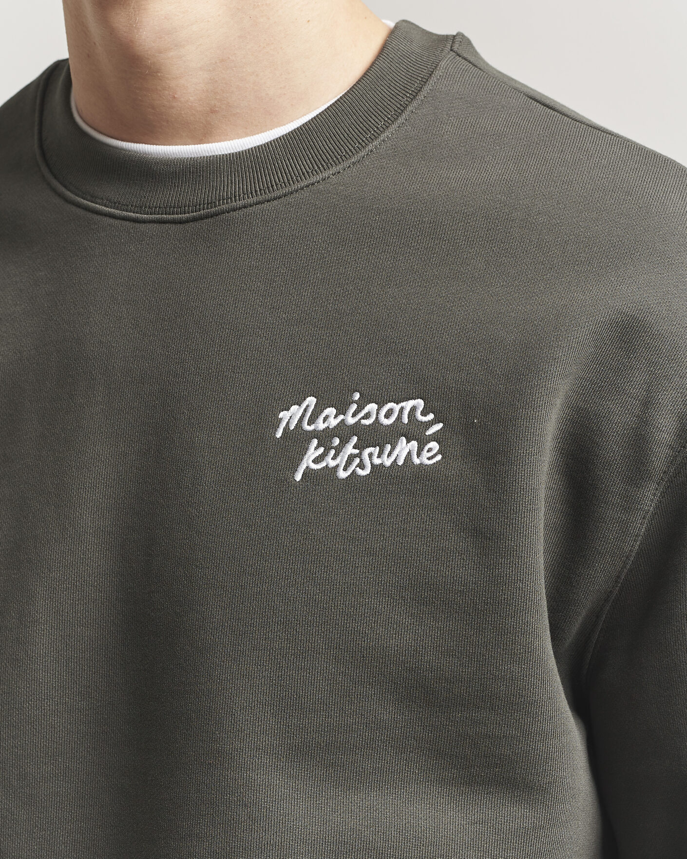Uomini | Maglieria | Maison Kitsuné | Handwriting Sweatshirt Beluga