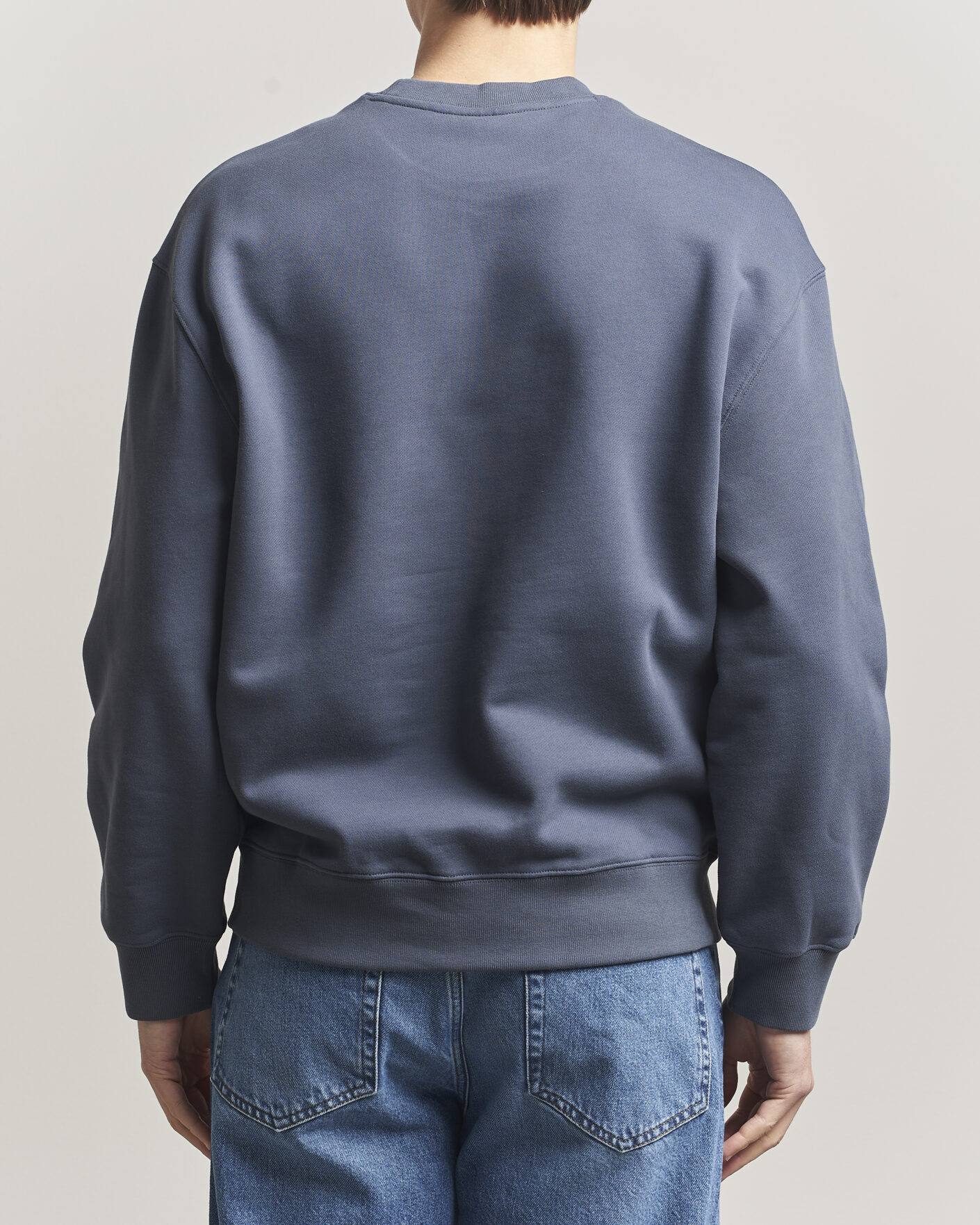 Uomini | Maglieria | Maison Kitsuné | Dressed Fox Sweatshirt Shadow Blue