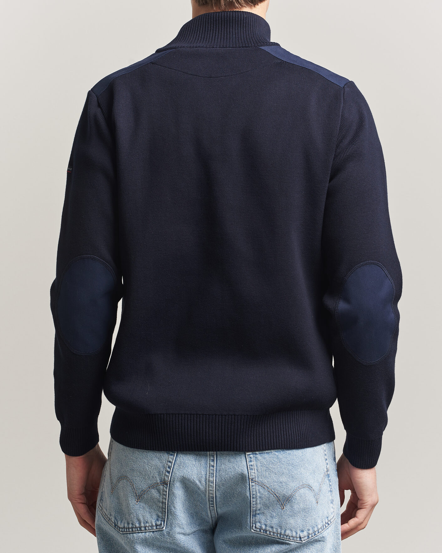 Uomini | Maglieria | Armor-lux | Workwear Half Zip Marine Deep
