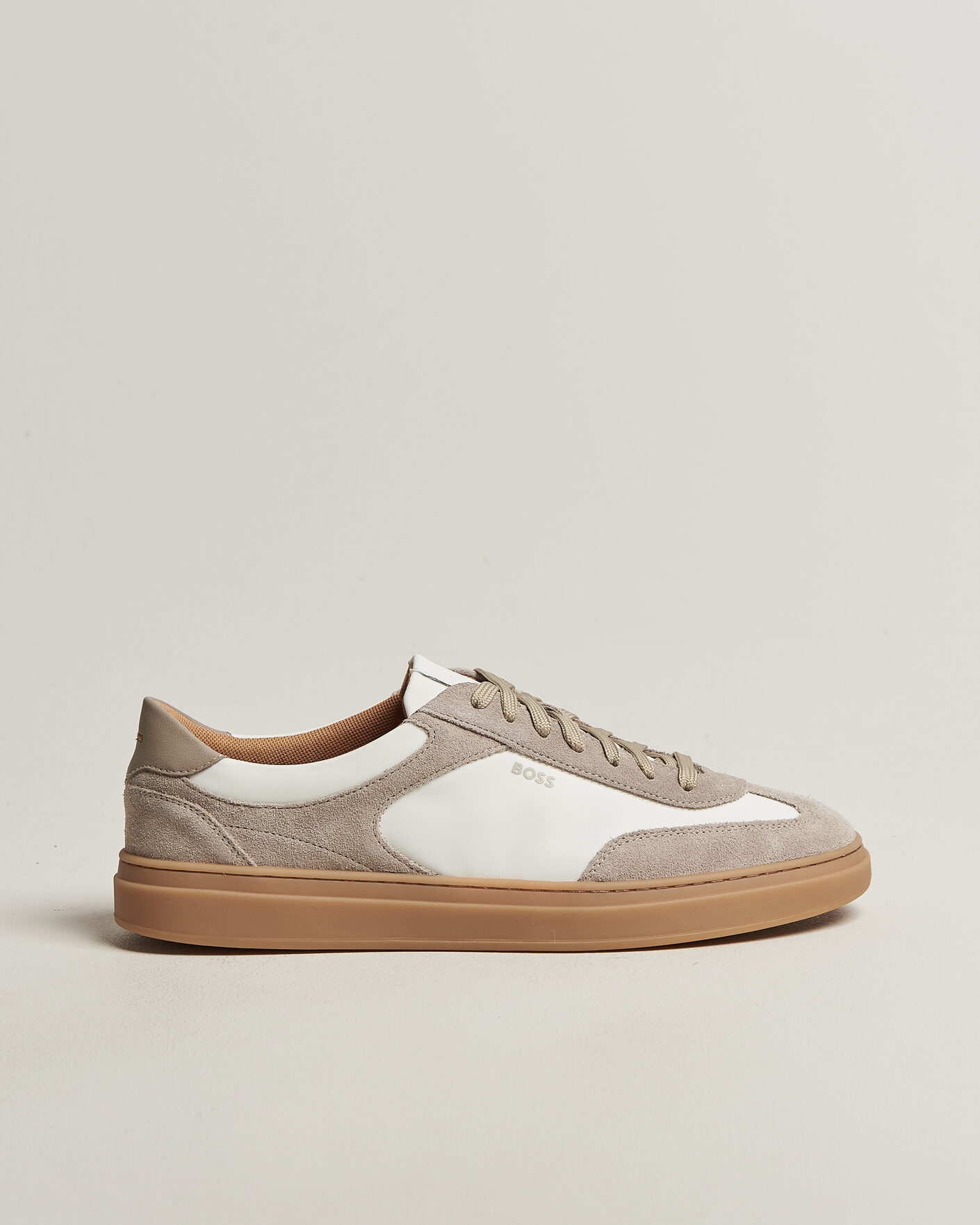 Uomini | Sneakers | BOSS BLACK | Kieran Suede/Nylon Sneaker Medium Beige