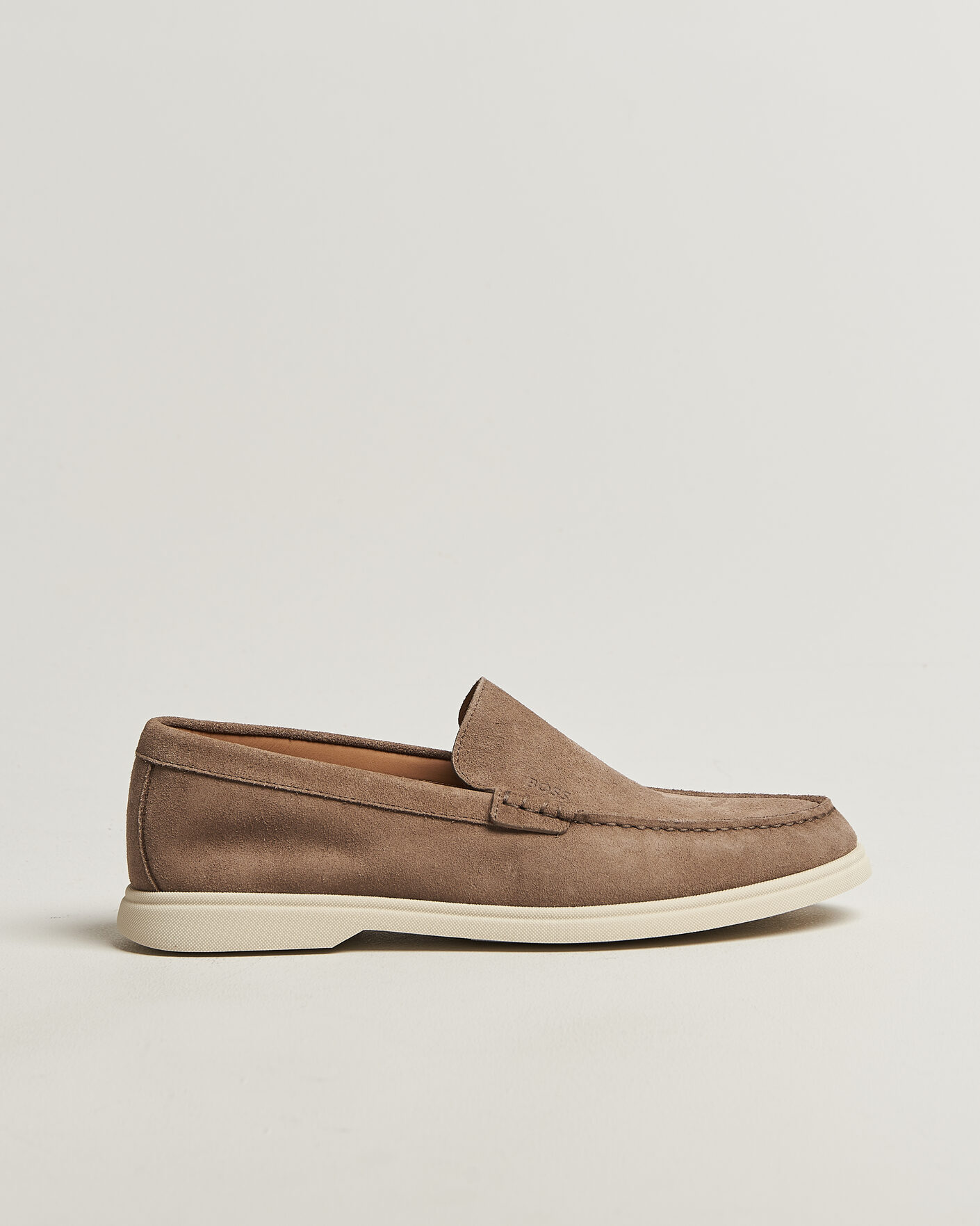 Uomini | Mocassini | BOSS BLACK | Sienne Suede Loafer Medium Beige