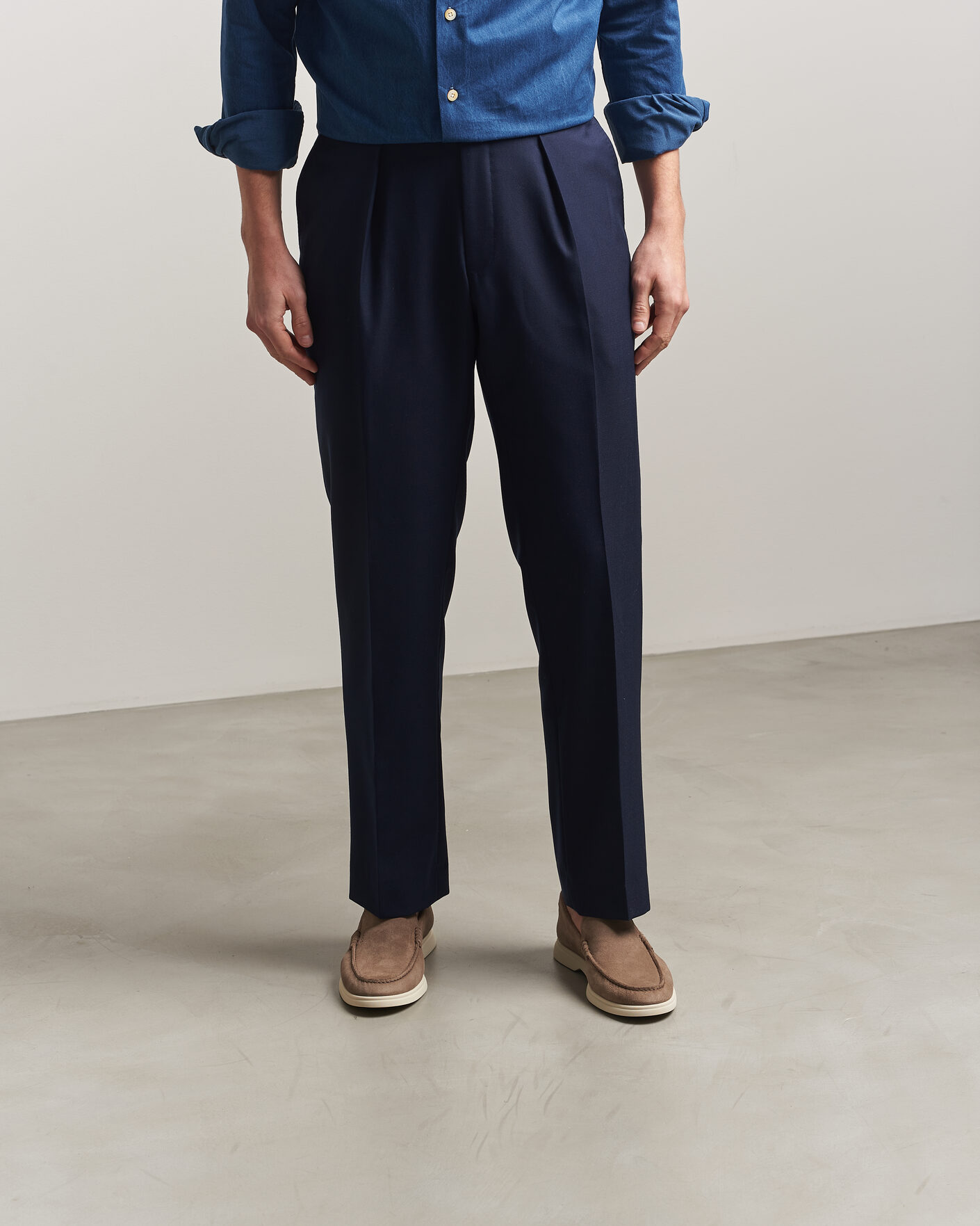 Uomini | Mocassini | BOSS BLACK | Sienne Suede Loafer Medium Beige