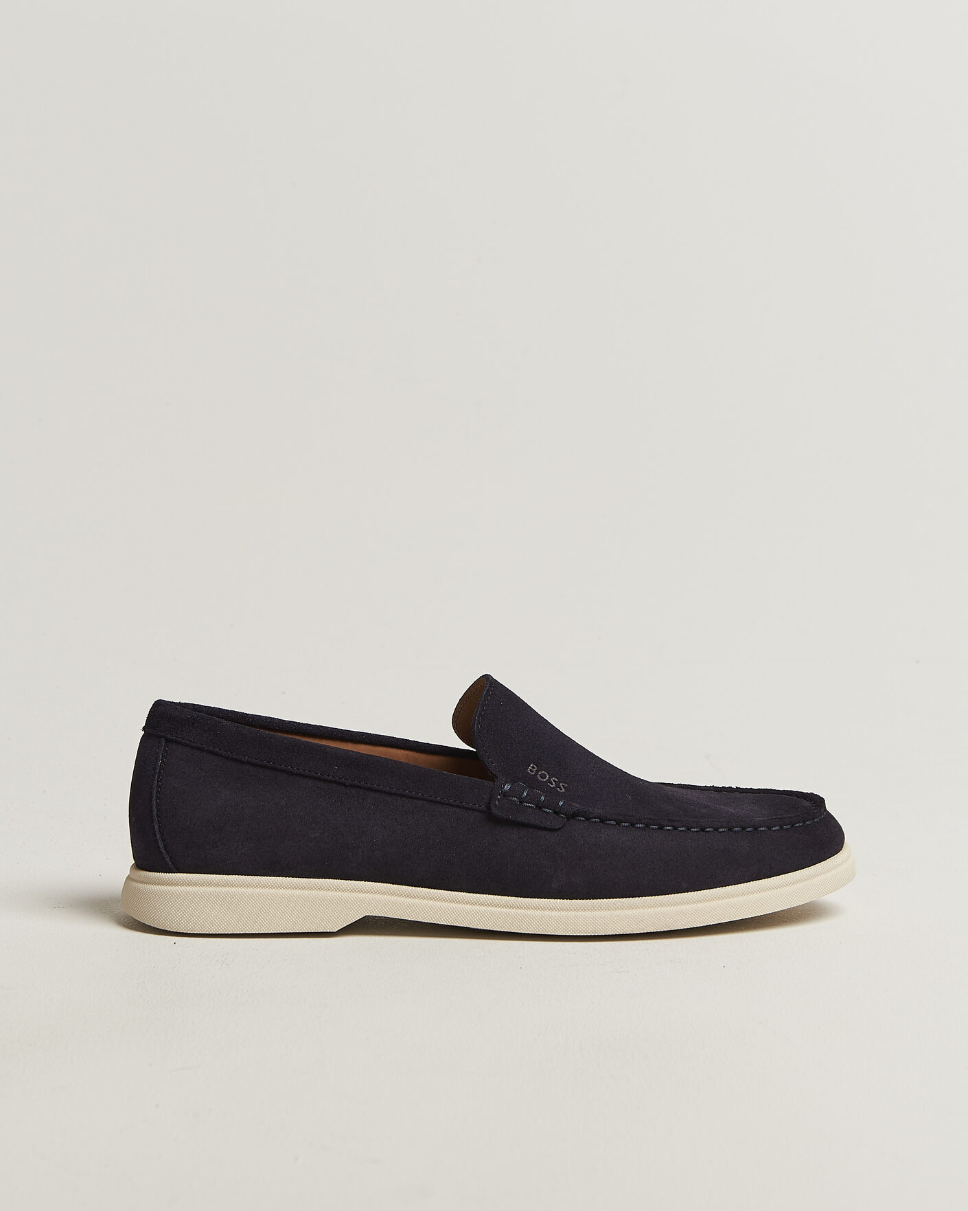 Uomini | Mocassini | BOSS BLACK | Sienne Suede Loafer Dark Blue