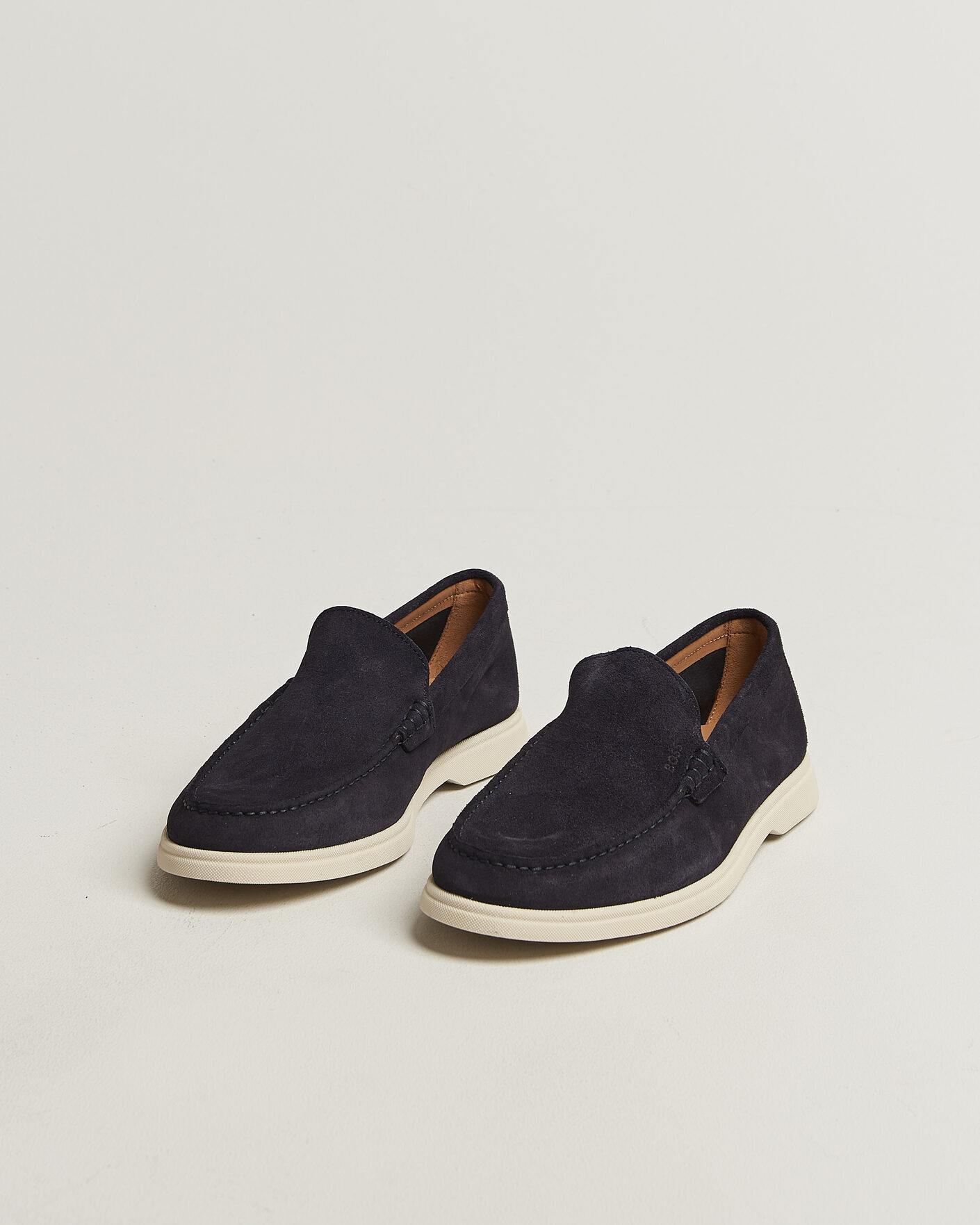 Uomini | Mocassini | BOSS BLACK | Sienne Suede Loafer Dark Blue