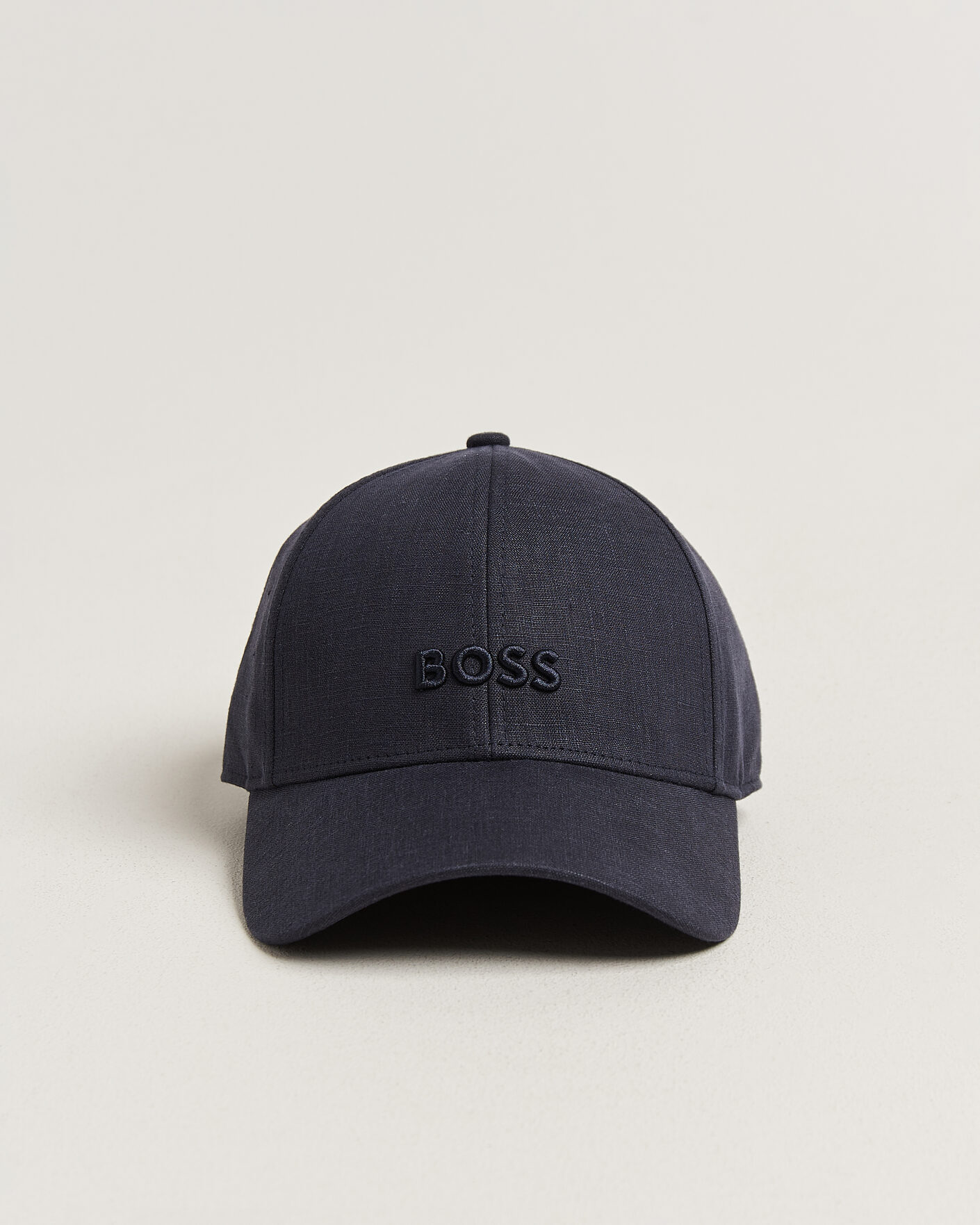 Uomini | Cappelli & Berretti | BOSS BLACK | Zed Linen Cap Dark Blue