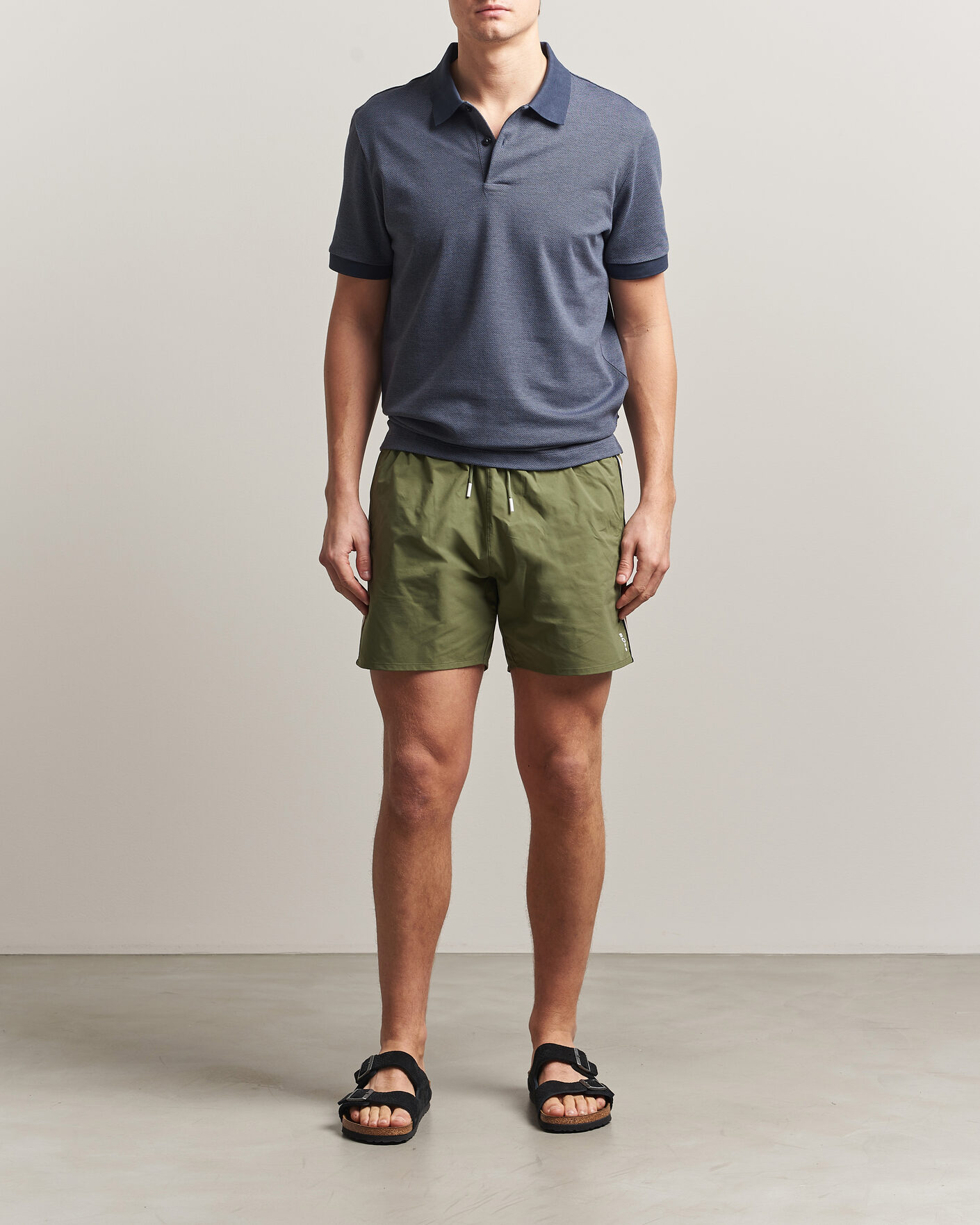 Uomini | Costumi da bagno | BOSS BLACK | Iconic Swimshorts Open Green