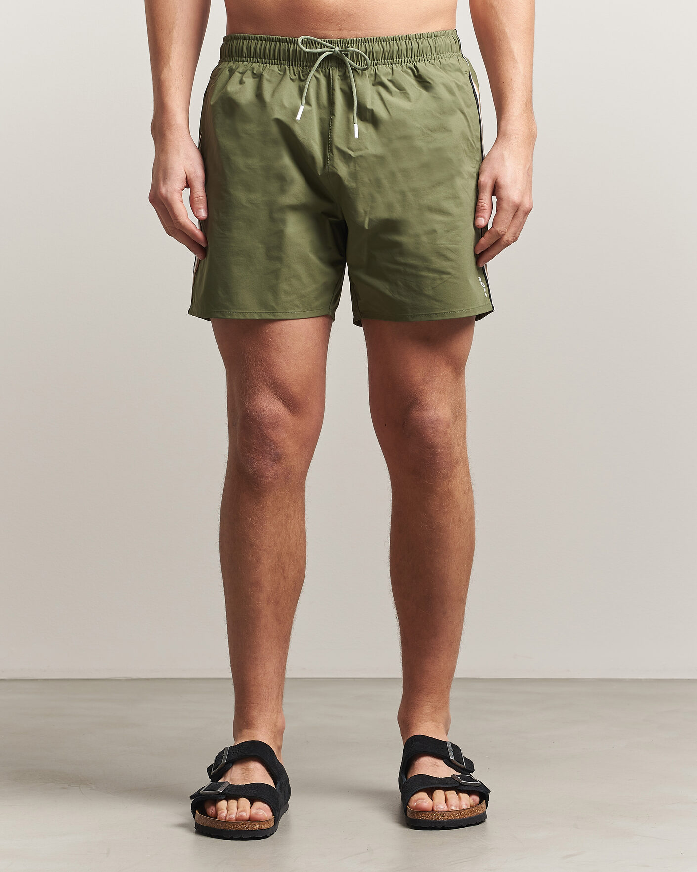 Uomini | Costumi da bagno | BOSS BLACK | Iconic Swimshorts Open Green