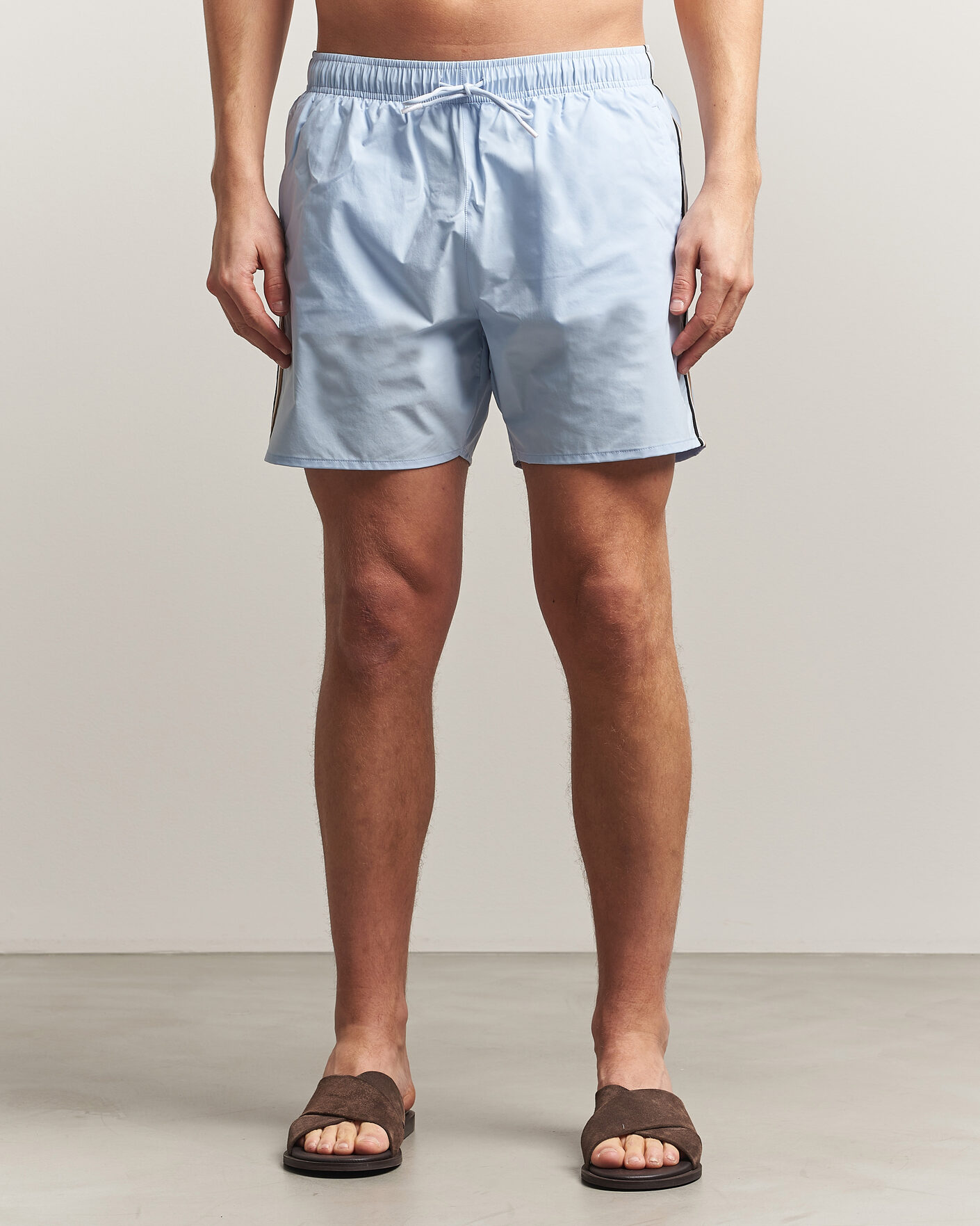 Uomini | Costumi da bagno | BOSS BLACK | Iconic Swimshorts Light Blue