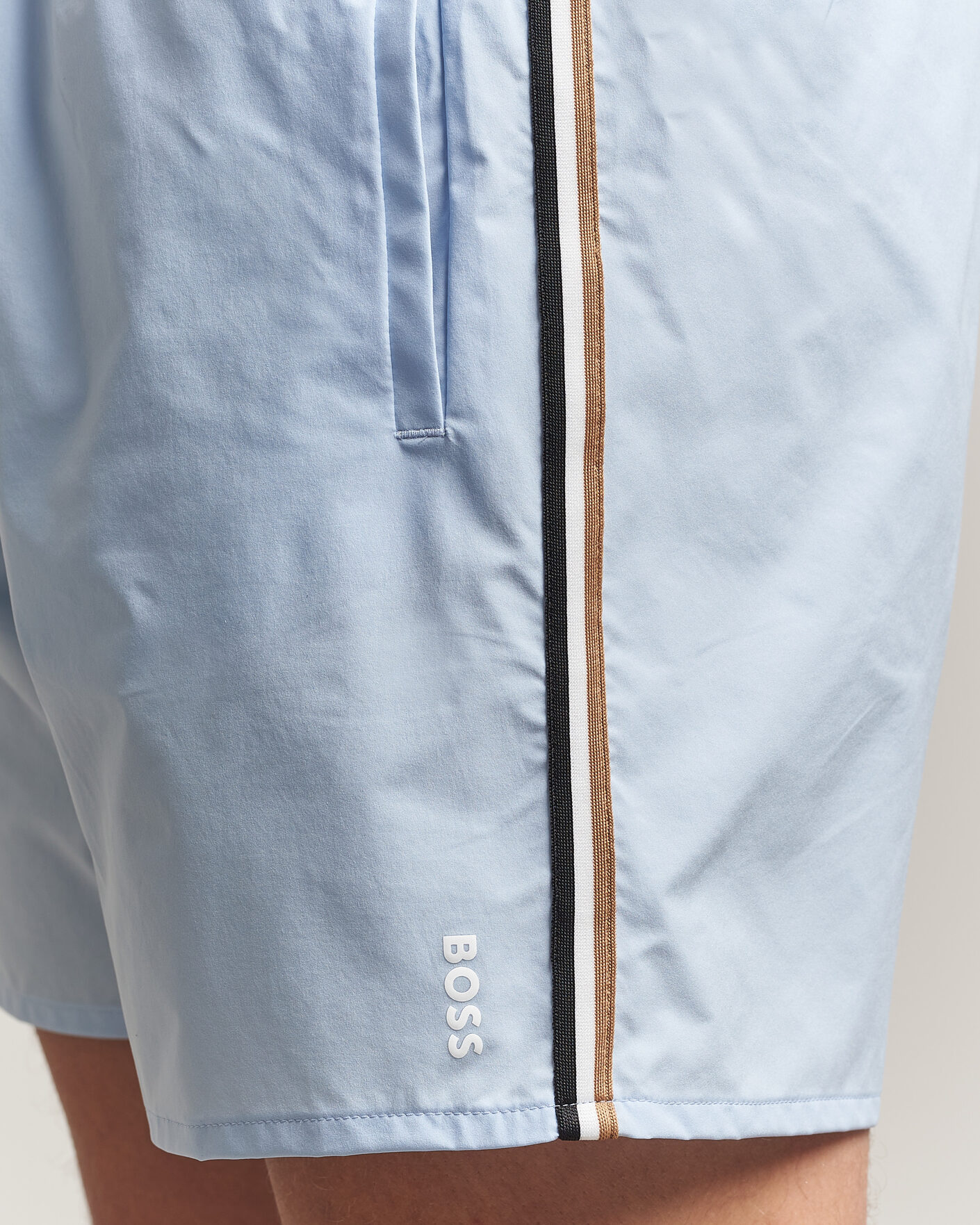 Uomini | Costumi da bagno | BOSS BLACK | Iconic Swimshorts Light Blue