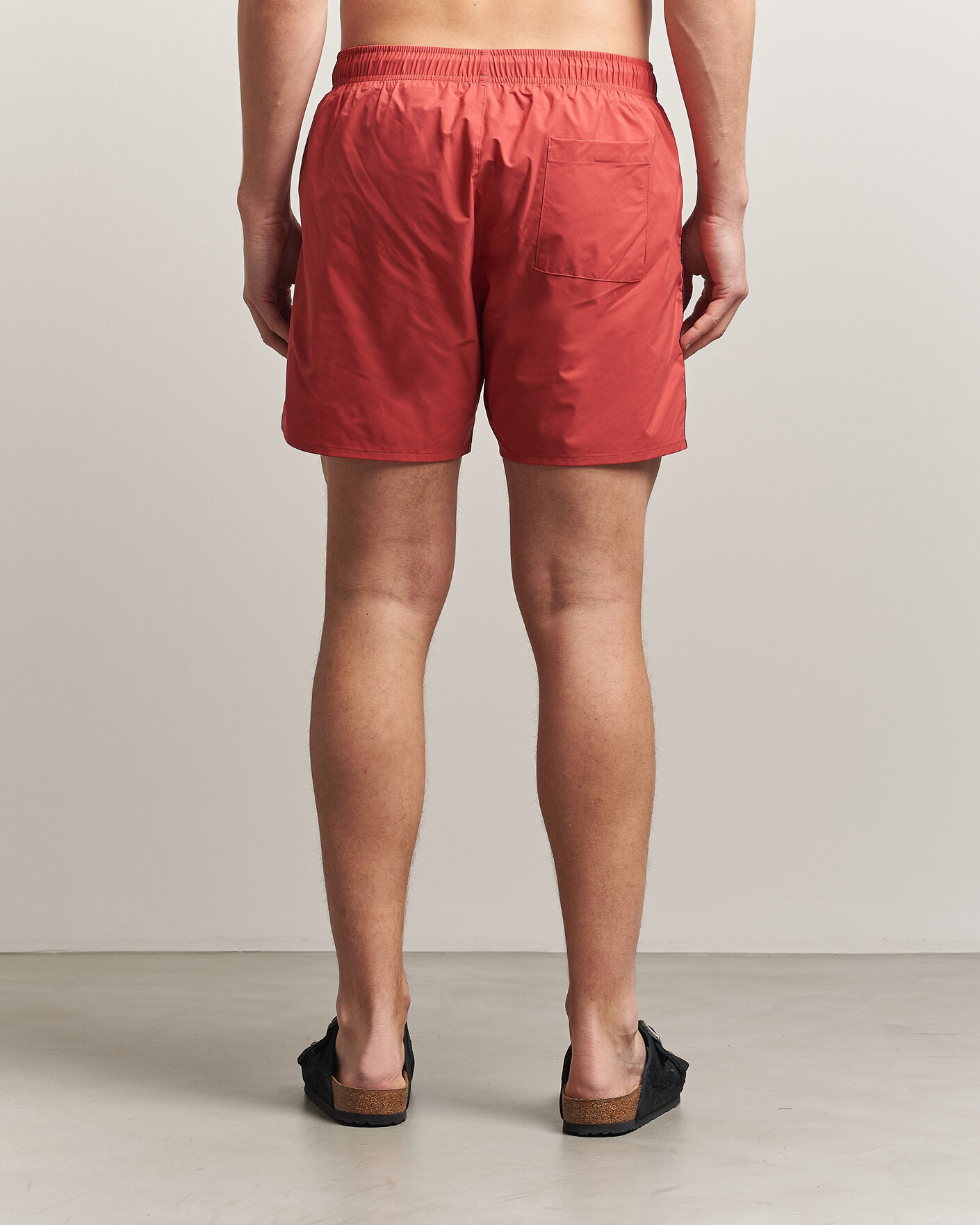 Uomini | Costumi da bagno | BOSS BLACK | Iconic Swimshorts Dark Red