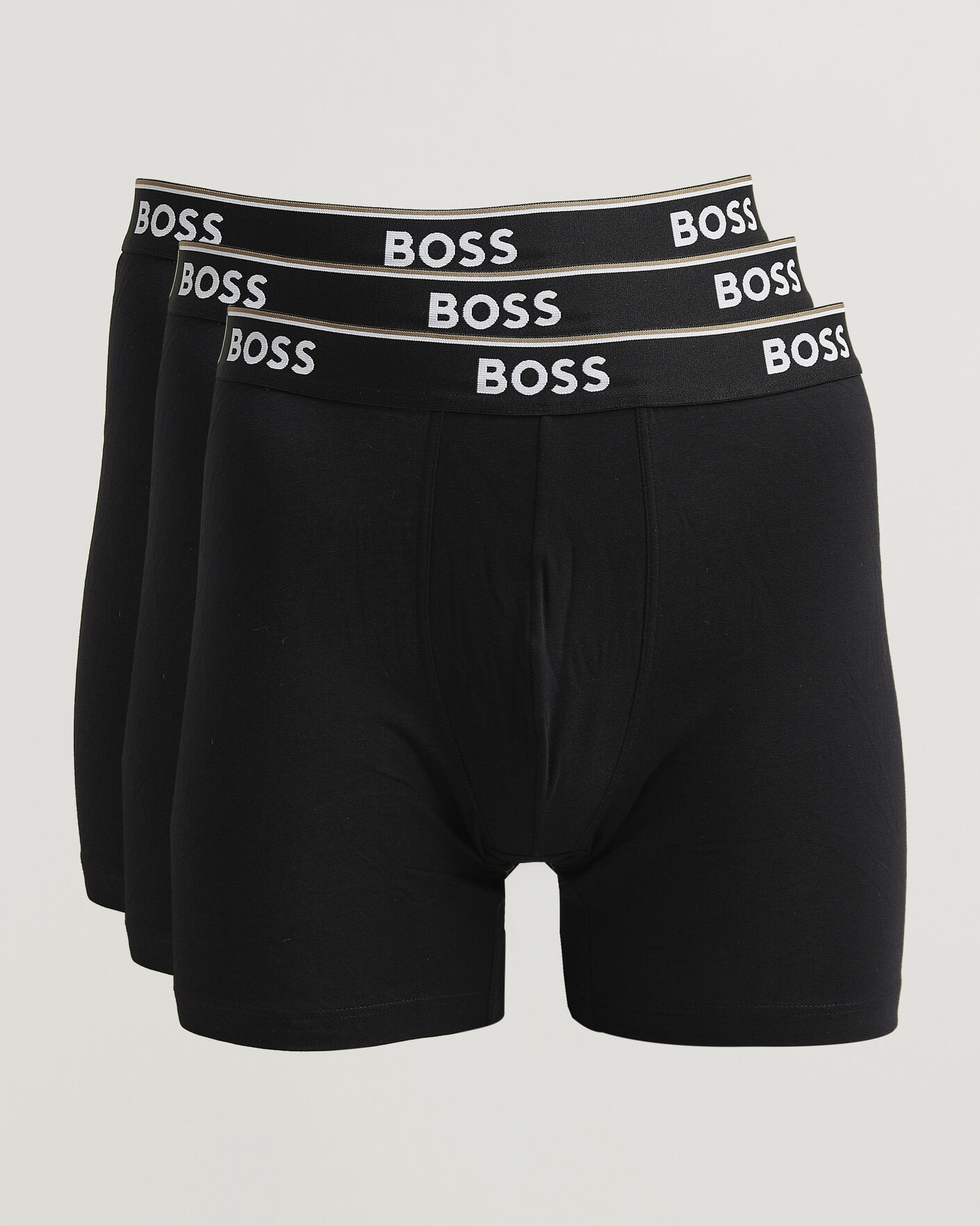 Uomini | Biancheria intima | BOSS BLACK | 3-Pack Long Leg Boxer Black