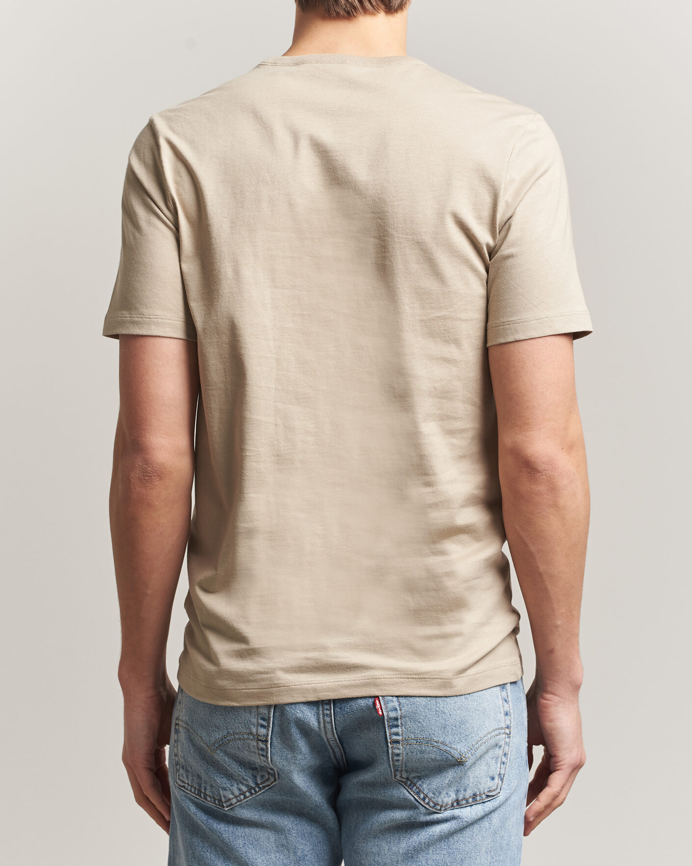 Uomini | T-shirt | BOSS BLACK | 3-Pack Crew Neck T-Shirt White/Blue/Beige