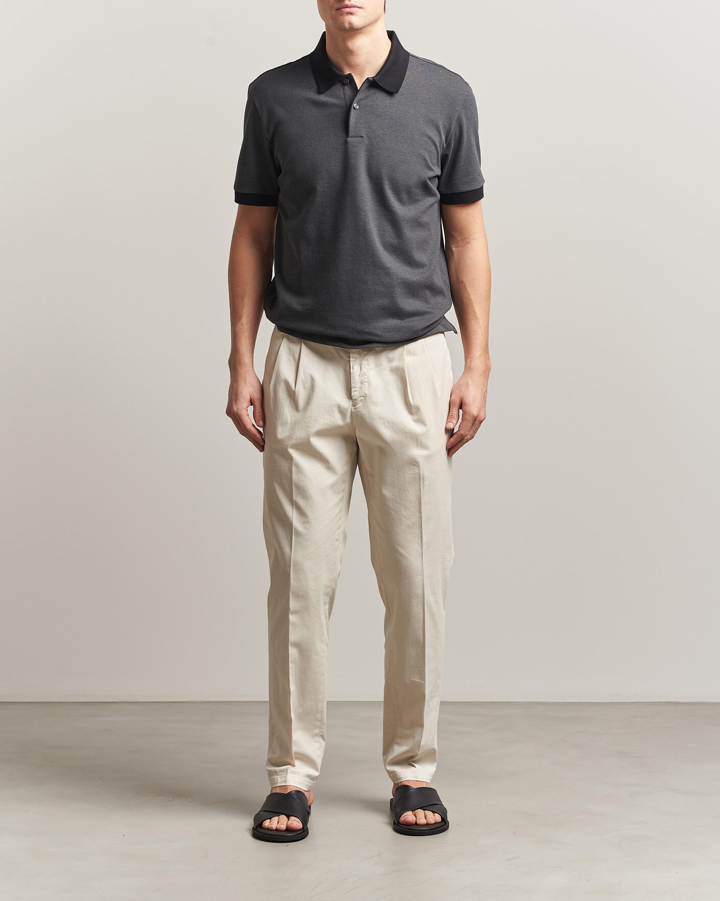 Uomini | Polo | BOSS BLACK | Parlay Jersey Polo Black