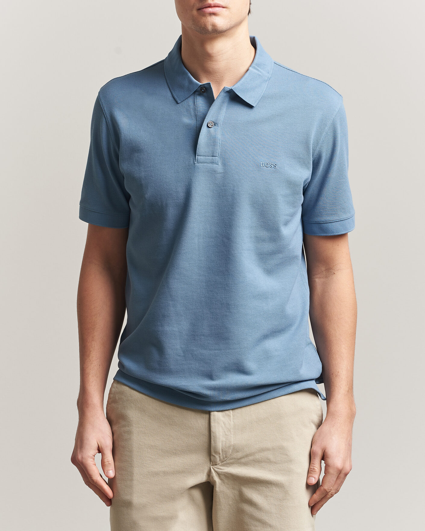 Uomini | Polo | BOSS BLACK | Pallas Polo Light Blue