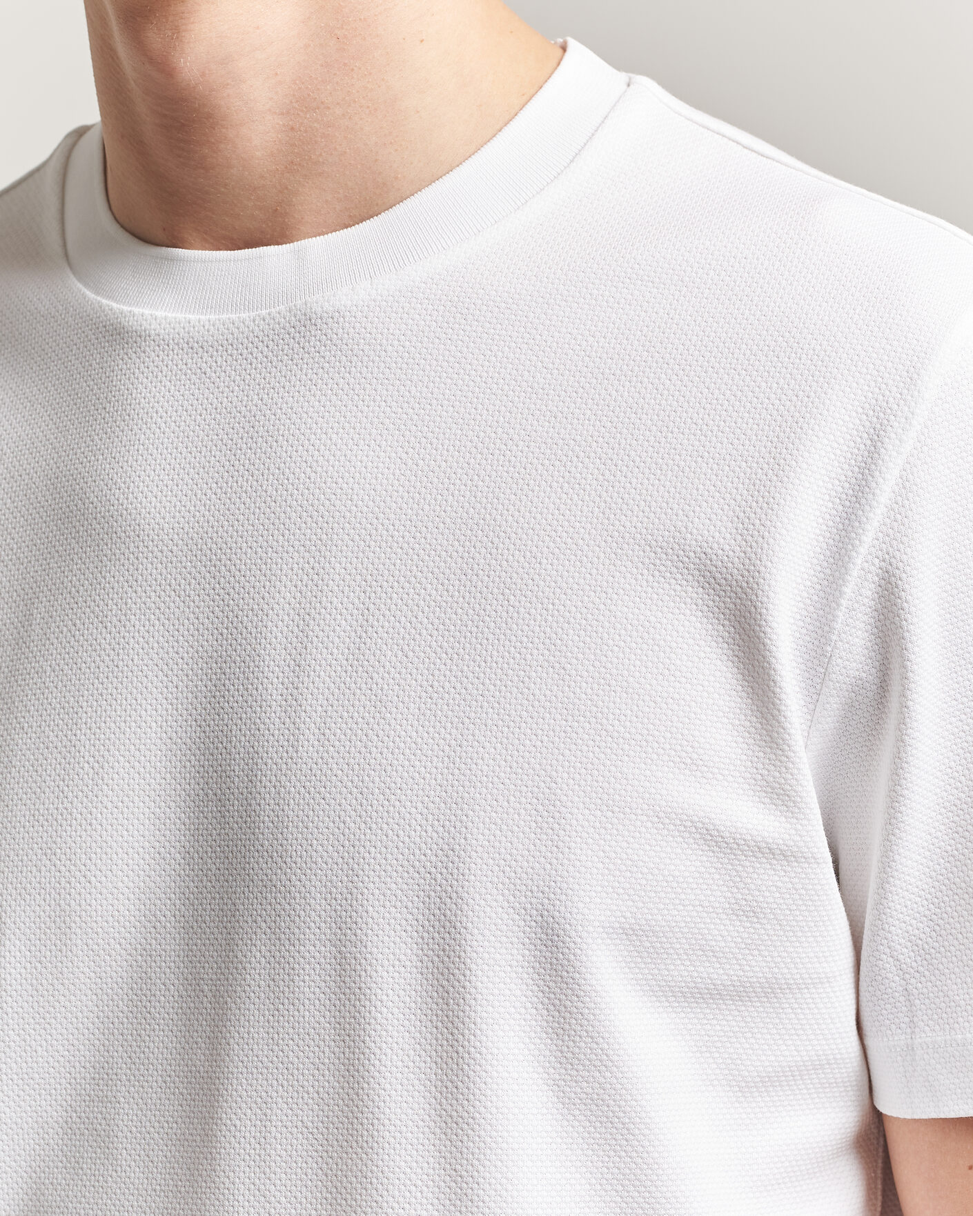 Uomini | T-shirt | BOSS BLACK | Thompson Structured T-Shirt White