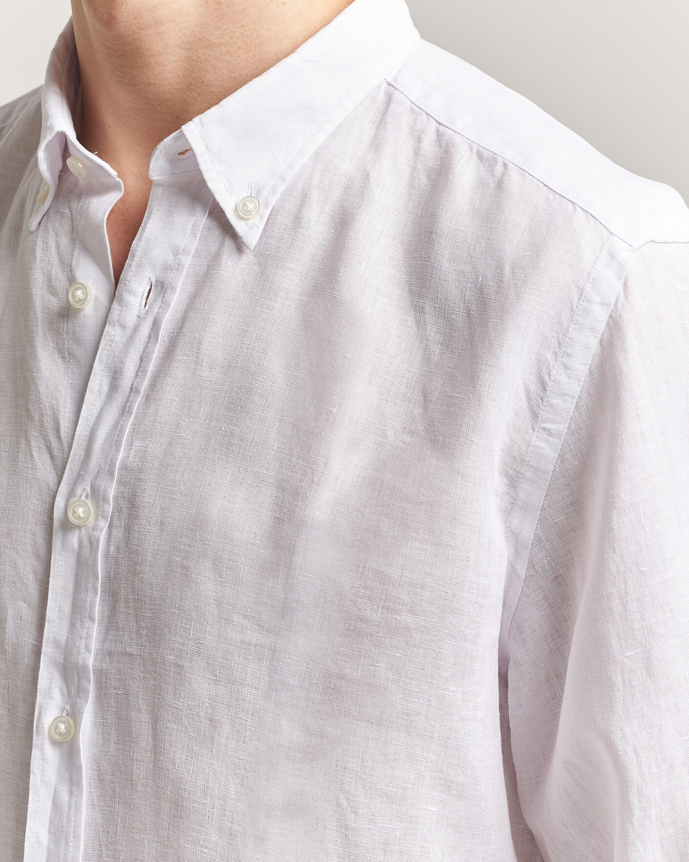 Uomini | Camicie | BOSS BLACK | Liam Linen Shirt White