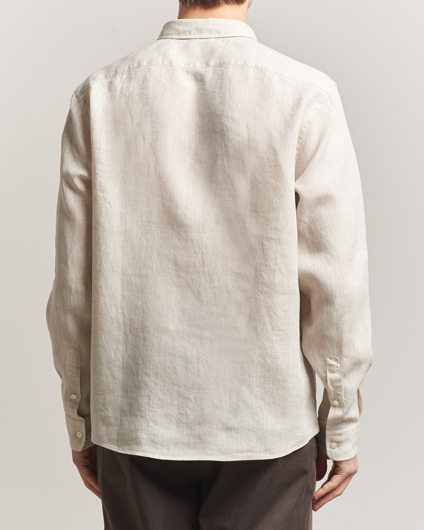 Uomini | Camicie | BOSS BLACK | Liam Linen Shirt Open Beige