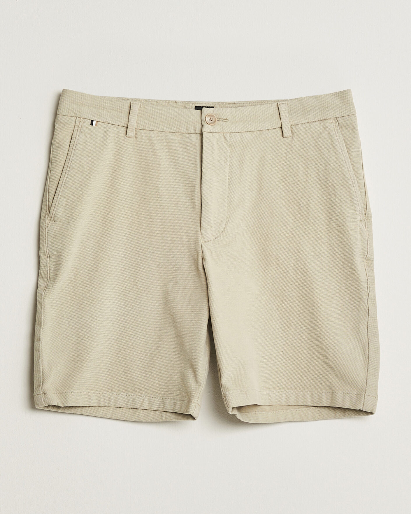 Uomini | Pantaloncini | BOSS BLACK | Kane Cotton Chino Shorts Open Beige