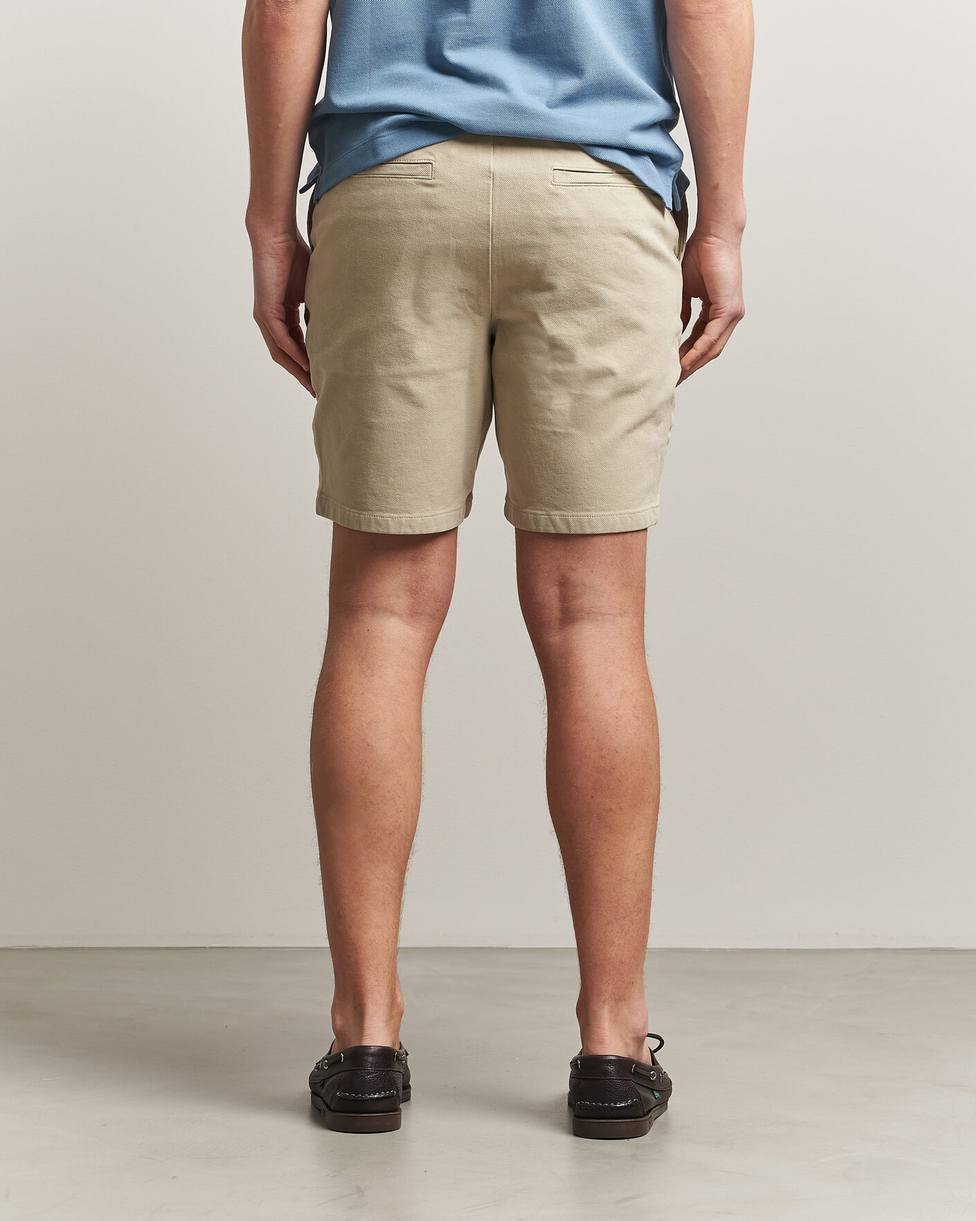 Uomini | Pantaloncini | BOSS BLACK | Kane Cotton Chino Shorts Open Beige