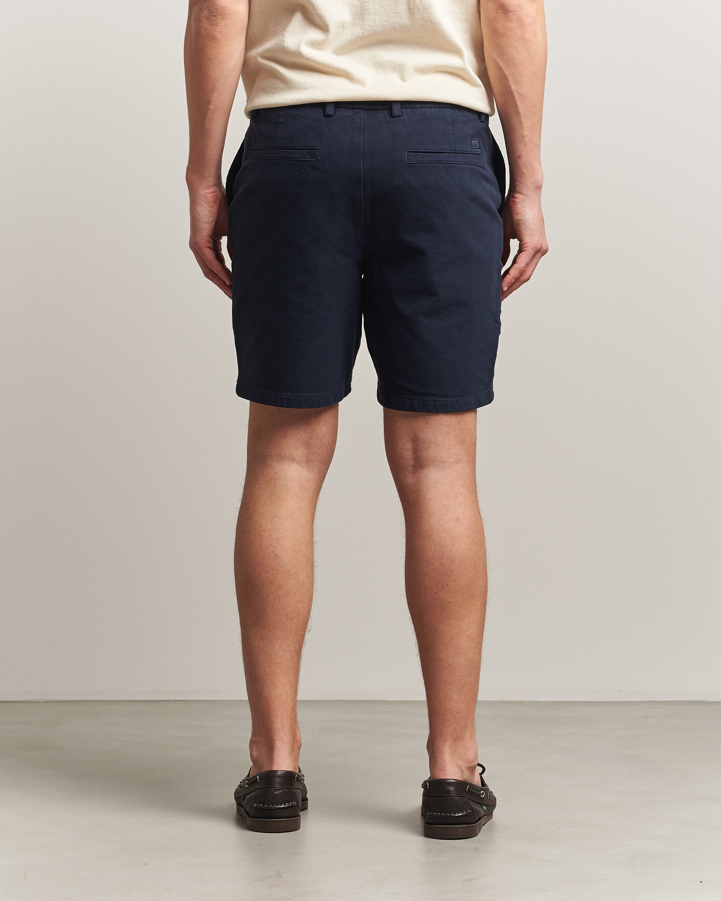 Uomini | Pantaloncini | BOSS BLACK | Kane Cotton Chino Shorts Dark Blue