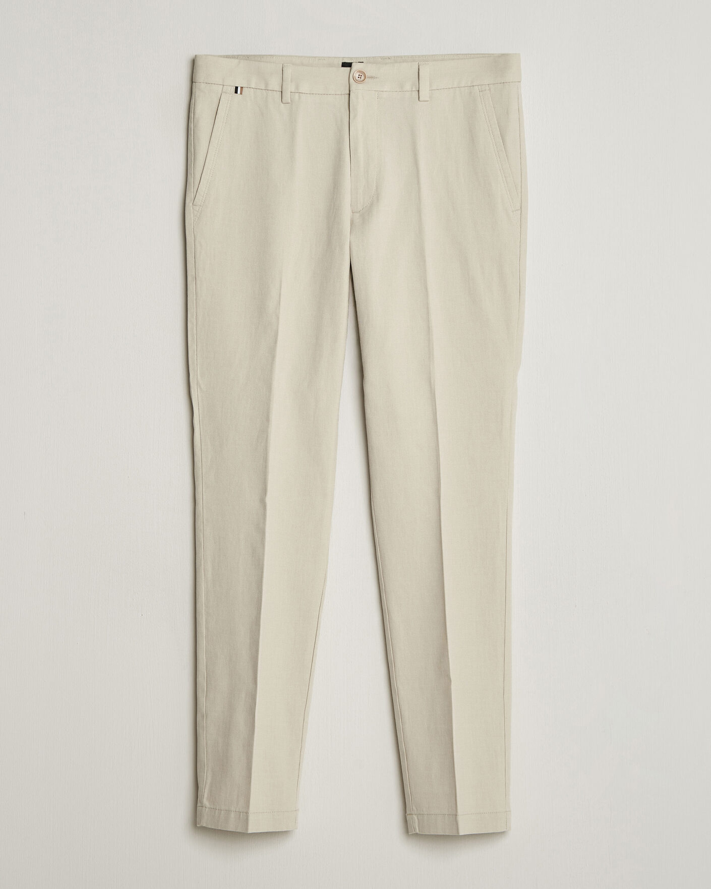 Uomini | Pantaloni | BOSS BLACK | Kaiton Structured Chinos Open Beige