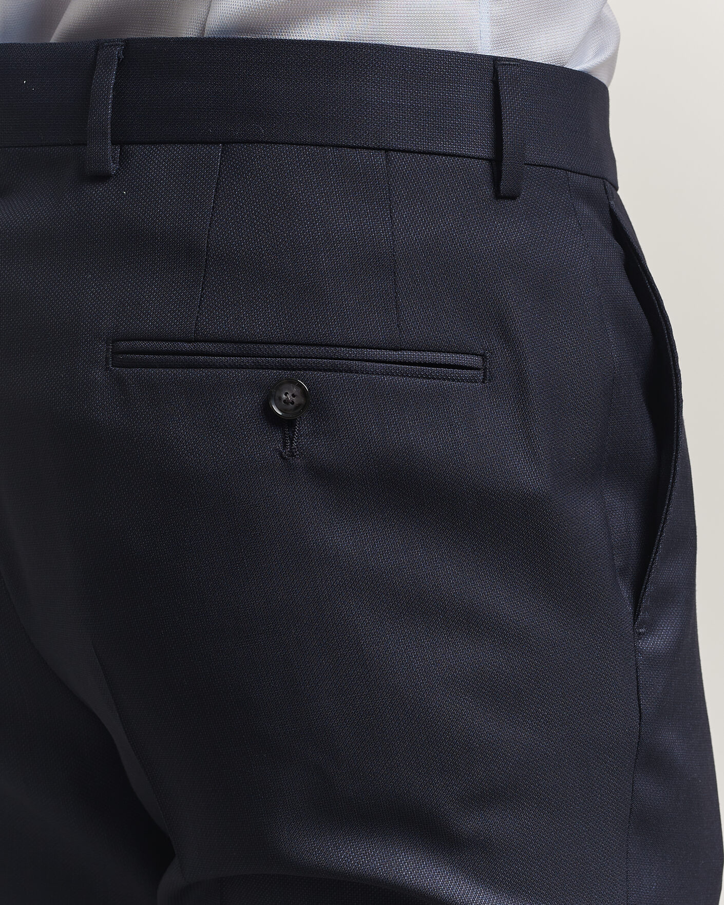 Uomini | Abiti | BOSS BLACK | Huge Wool Double Breasted Suit Dark Blue