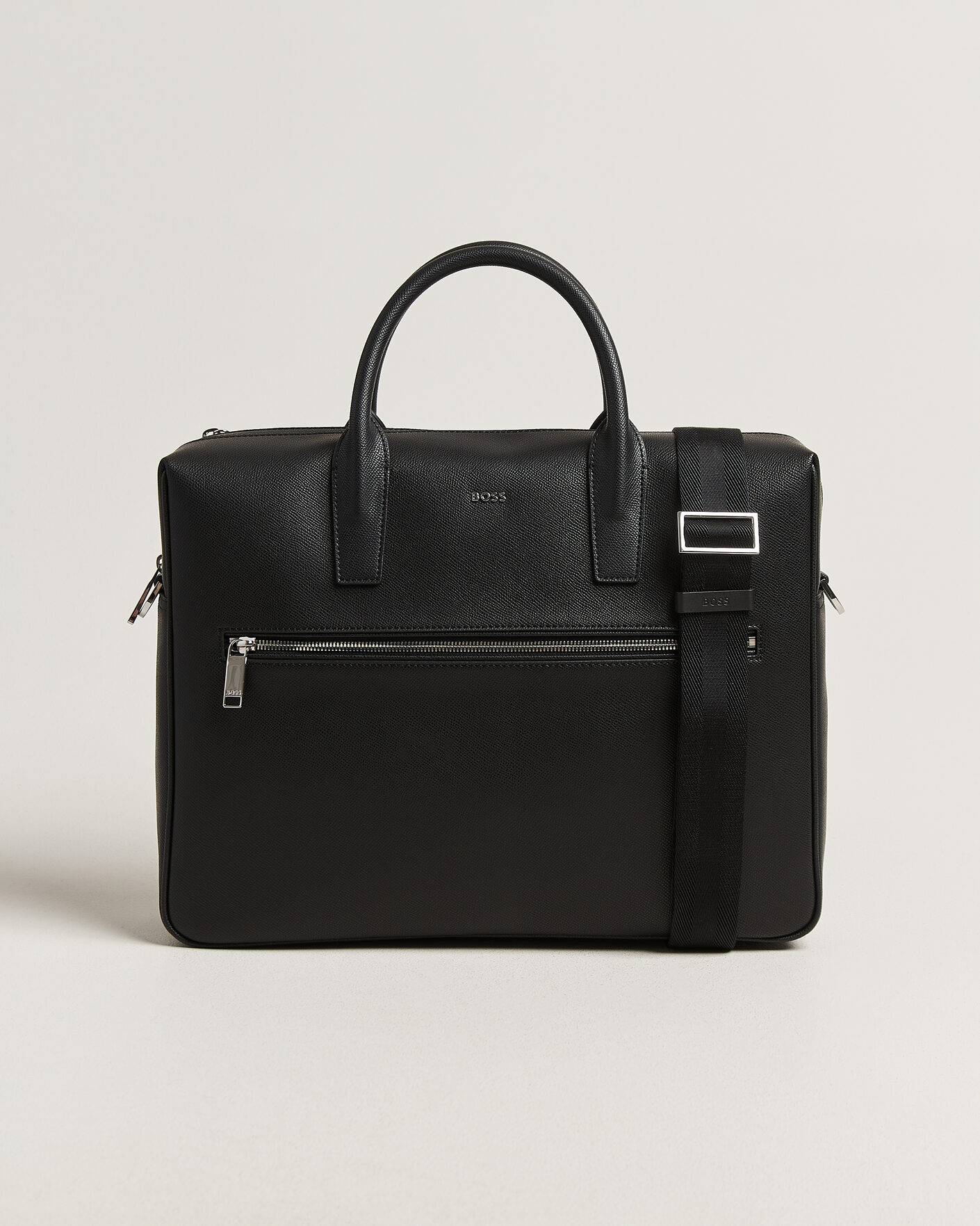 Uomini | Borse | BOSS BLACK | Daxter Leather Briefcase Black