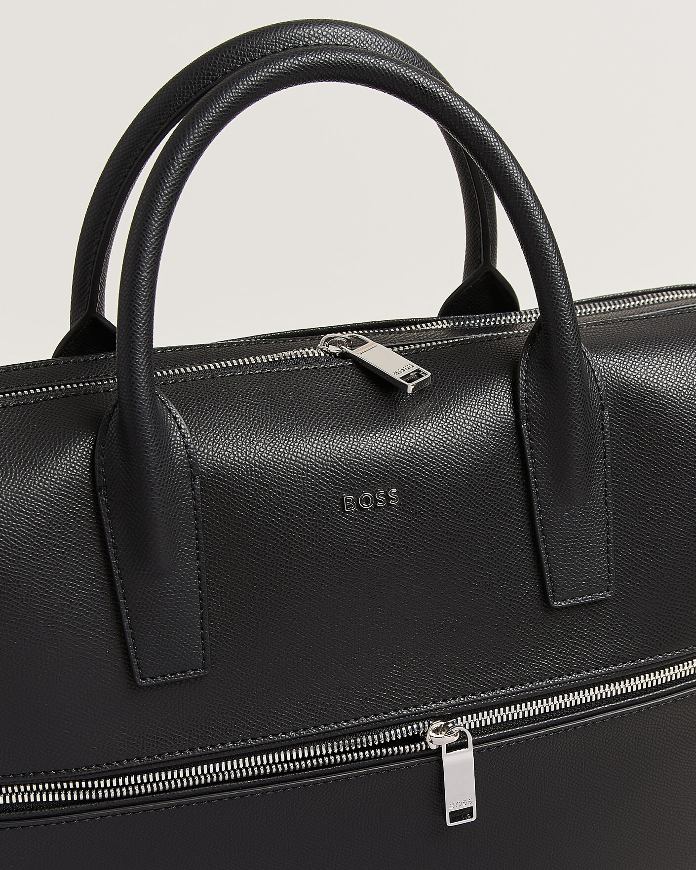Uomini | Borse | BOSS BLACK | Daxter Leather Briefcase Black
