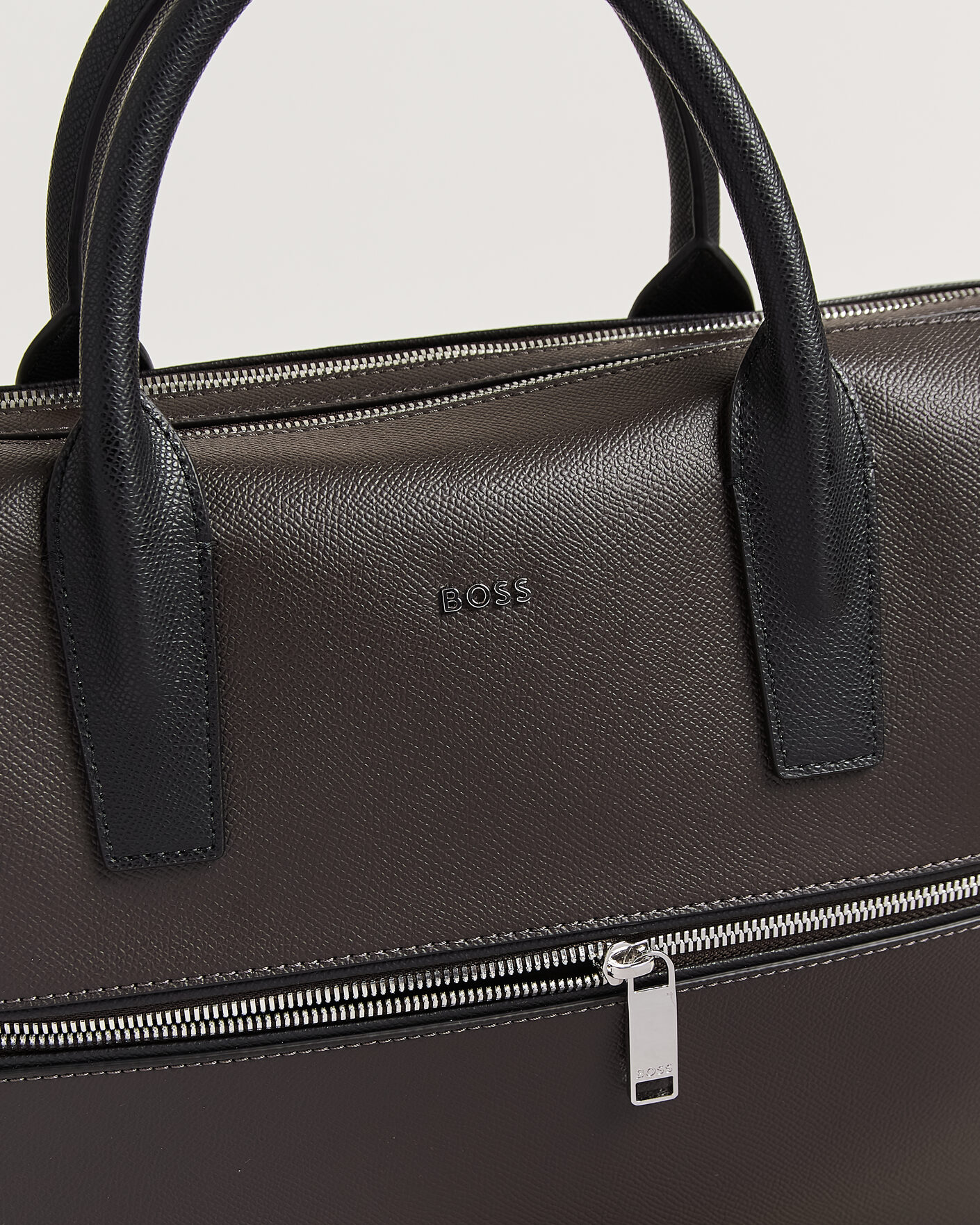 Uomini | Borse | BOSS BLACK | Daxter Leather Briefcase Dark Brown