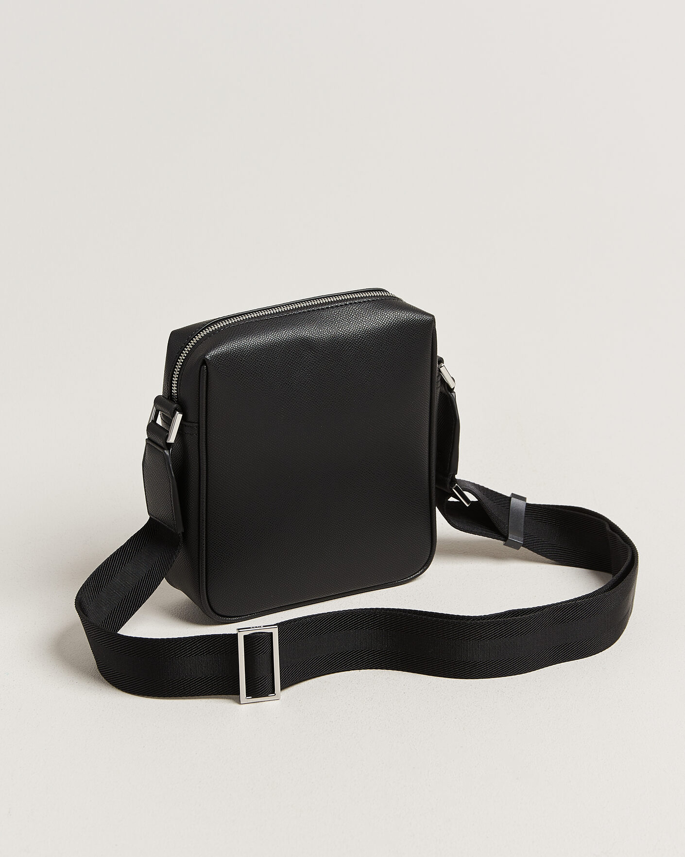 Uomini | Borse | BOSS BLACK | Daxter Leather Crossbody Bag Black
