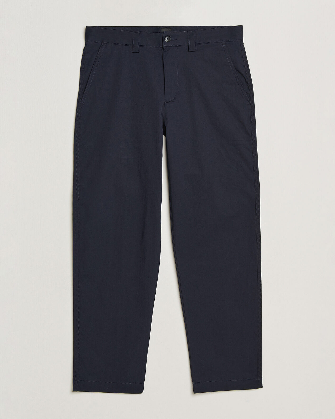 Uomini | Pantaloni | BOSS ORANGE | Cotton Chinos Dark Blue