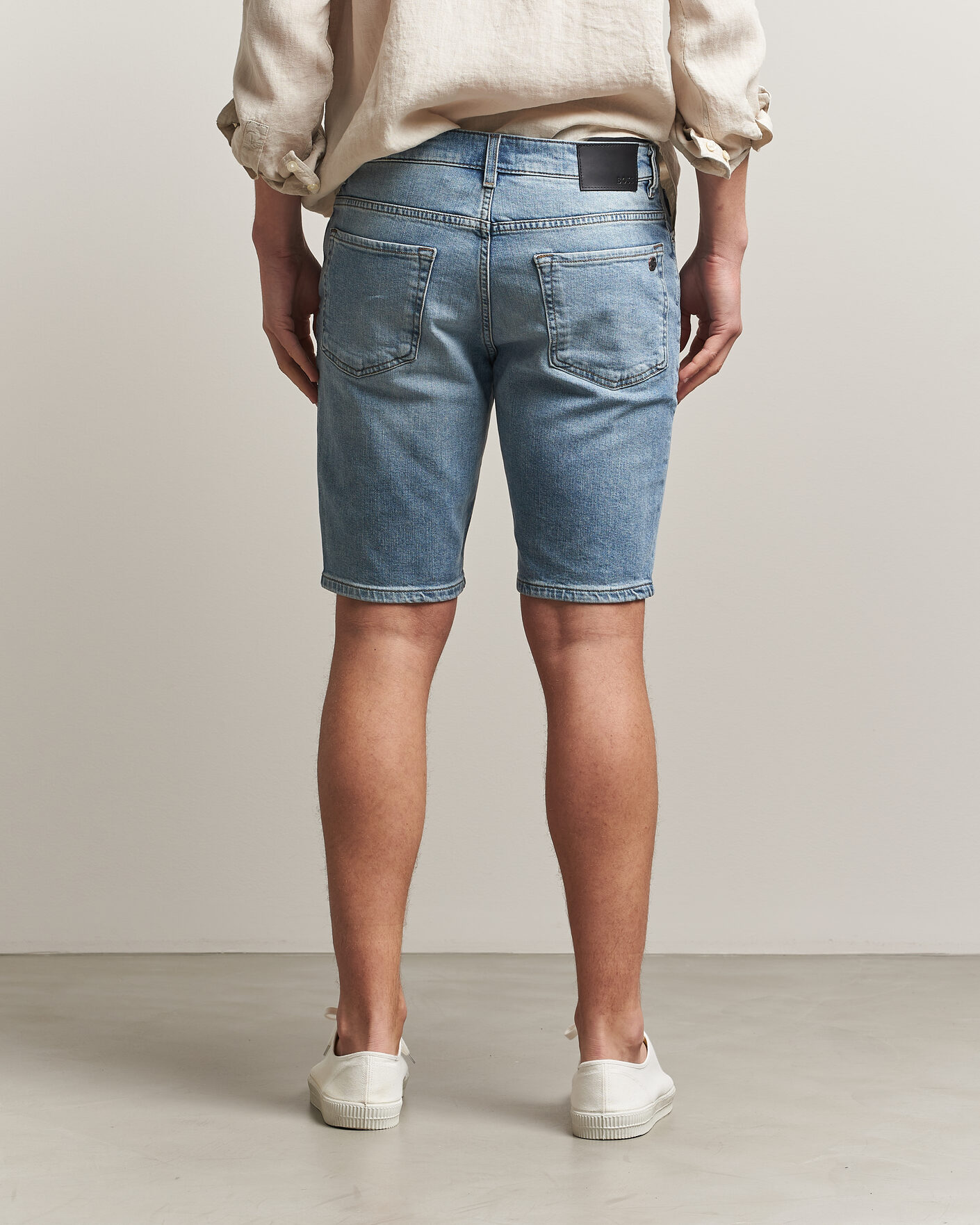Uomini | Pantaloncini | BOSS ORANGE | Re.Maine Denim Shorts Light Blue